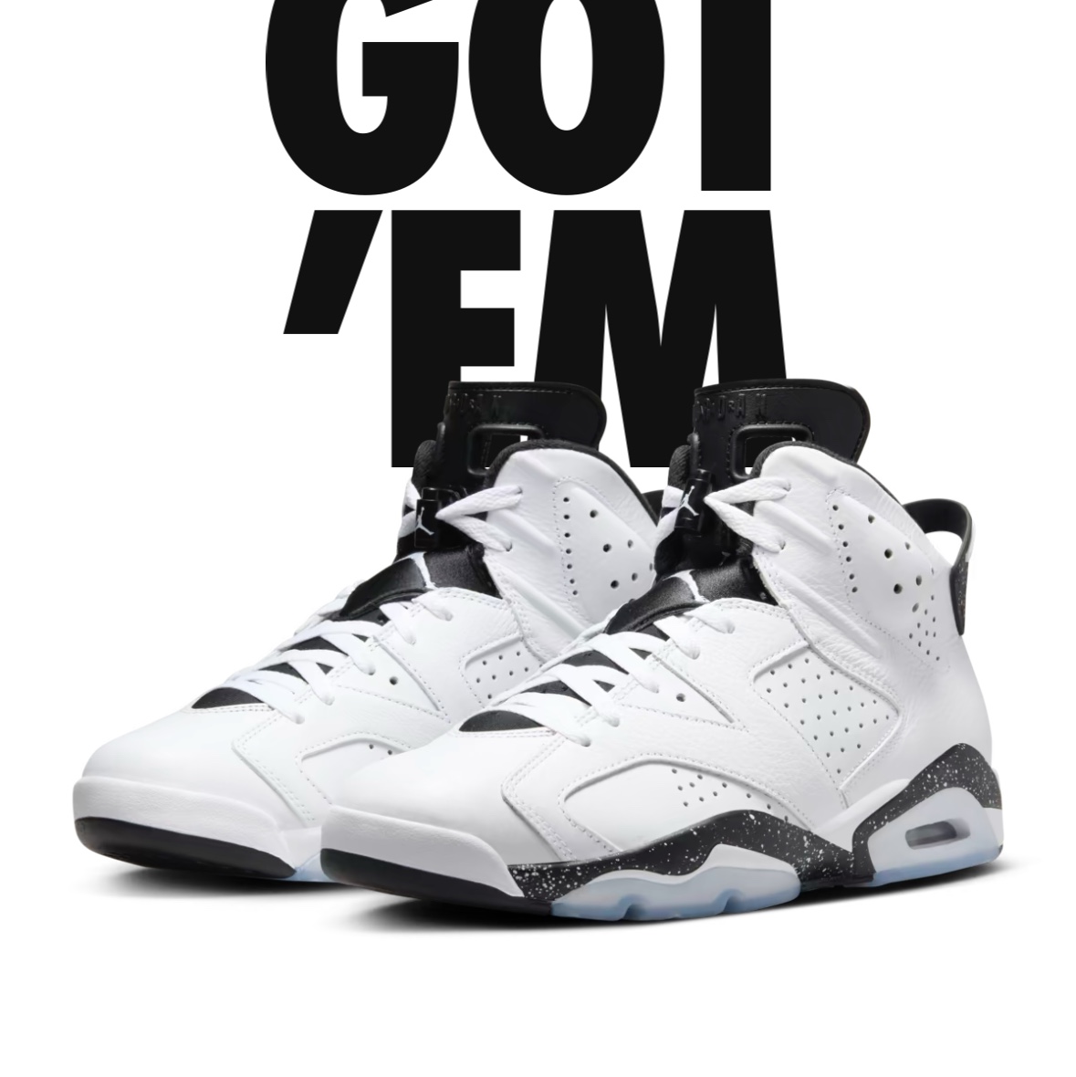 Jordan 6 Retro White and Black 착용 스타일