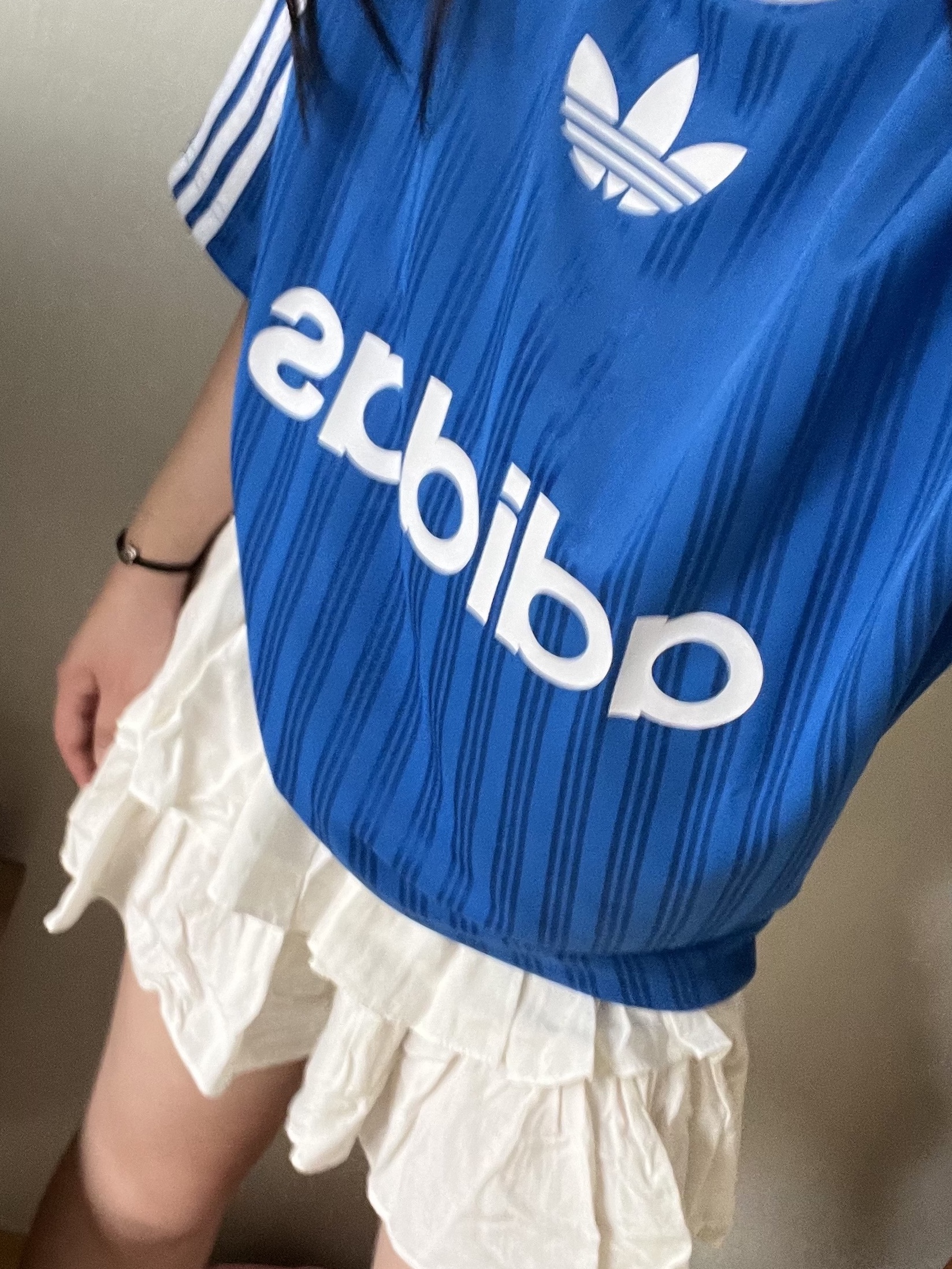 Adidas Adicolor T-Shirt Black White - KR Sizing, Adidas Adicolor T-Shirt Blue Bird White - KR Sizing 착용 스타일 - 2