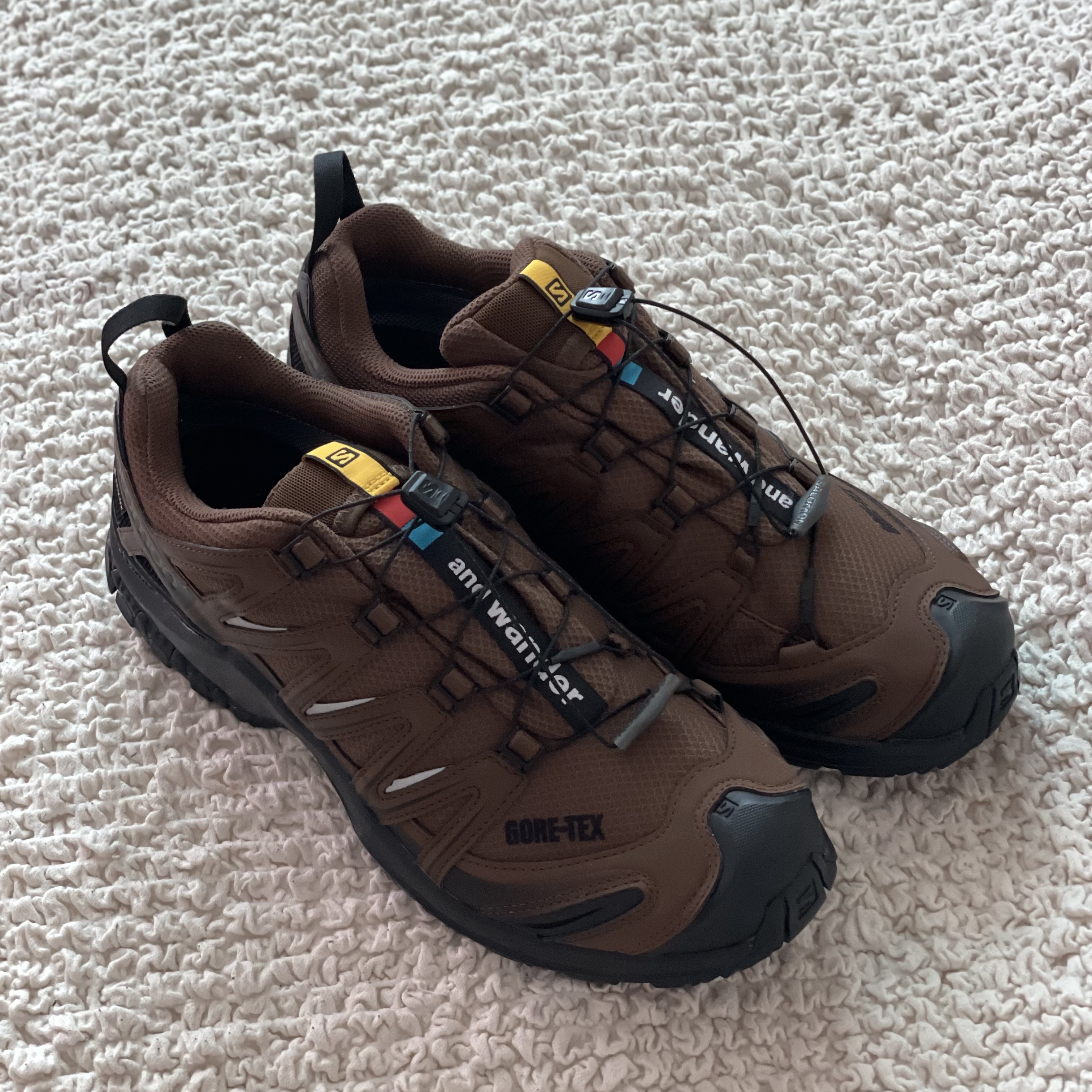 Salomon x And Wander XA Pro 3D Gore-Tex Brown 착용 스타일 - 1