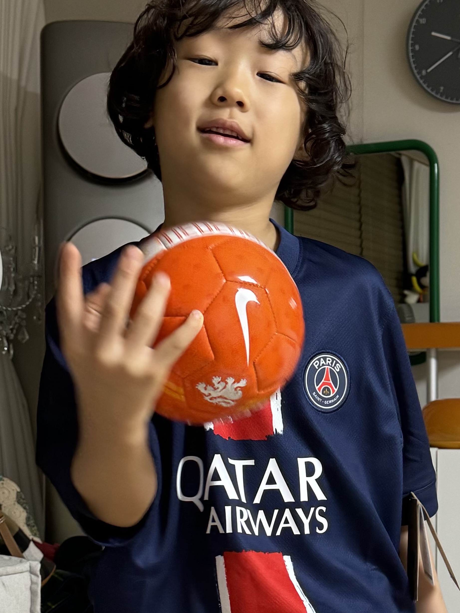 Nike Paris Saint-Germain 2024/25 Dri-Fit Stadium Home Replica Jersey Midnight Navy (Non Marking Ver.) 착용 스타일 - 1