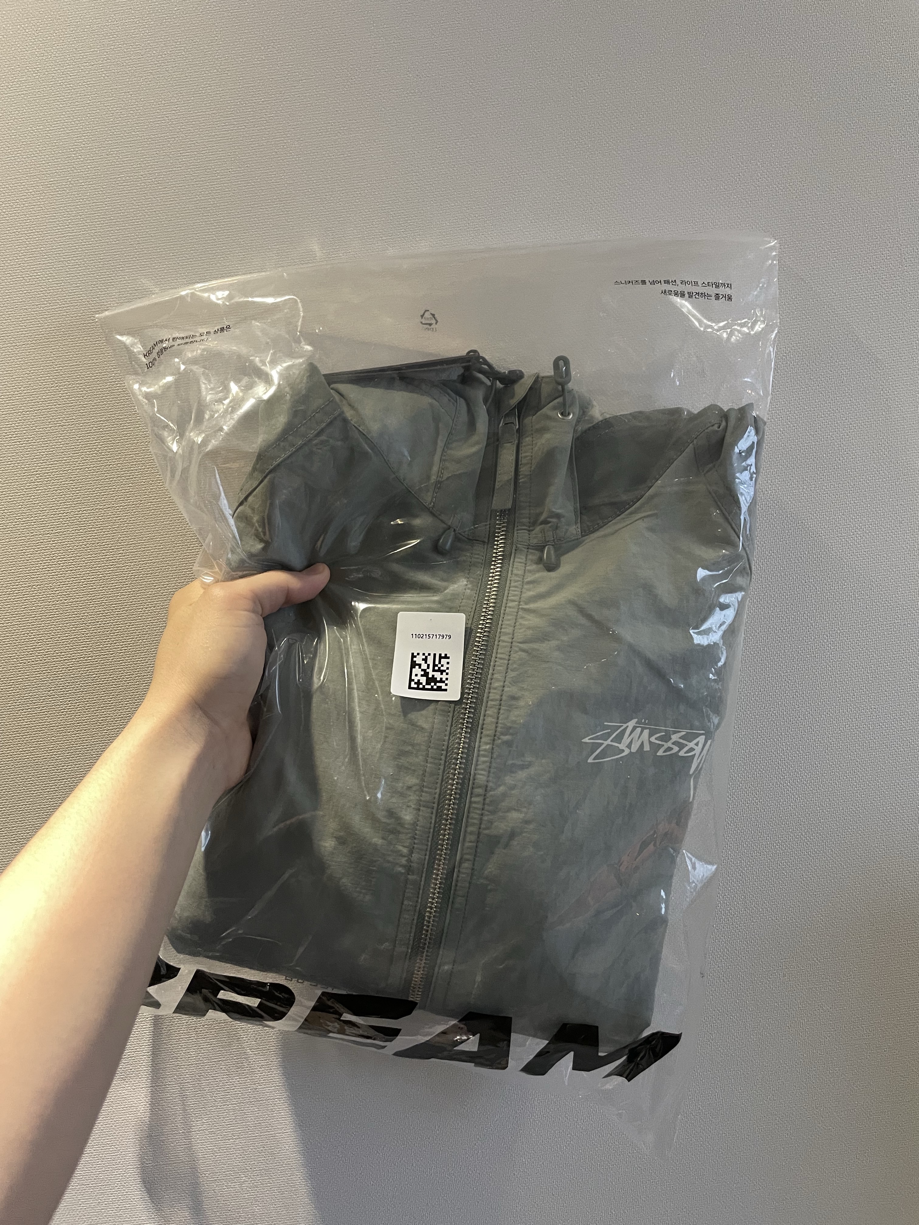 Stussy Wave Dye Beach Shell Jacket Sage ์ฐฉ์ฉ ์คํ์ผ - 2