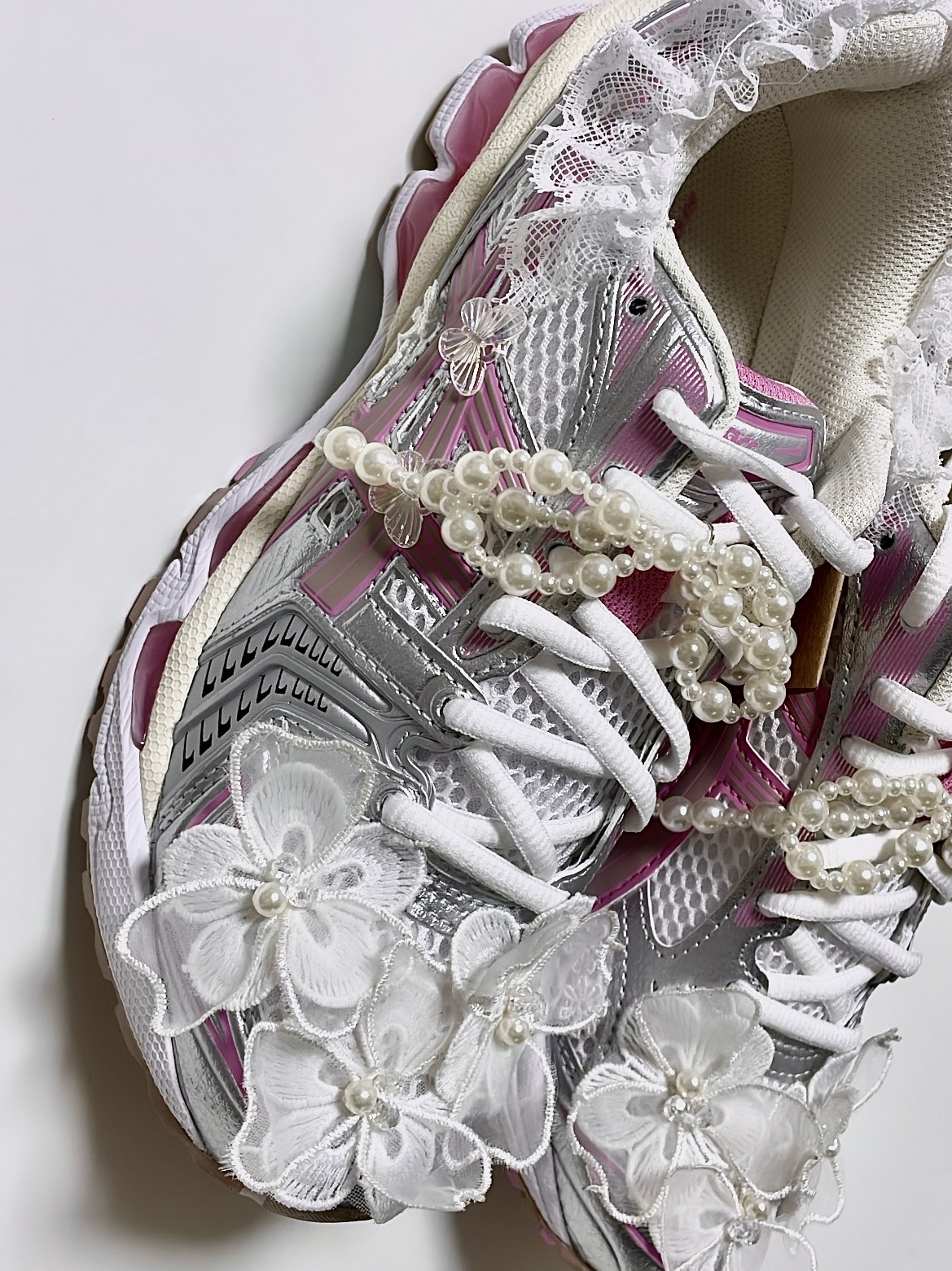 Asics Unlimited Gel-Kayano 14 White Fawn 착용 스타일 - 3