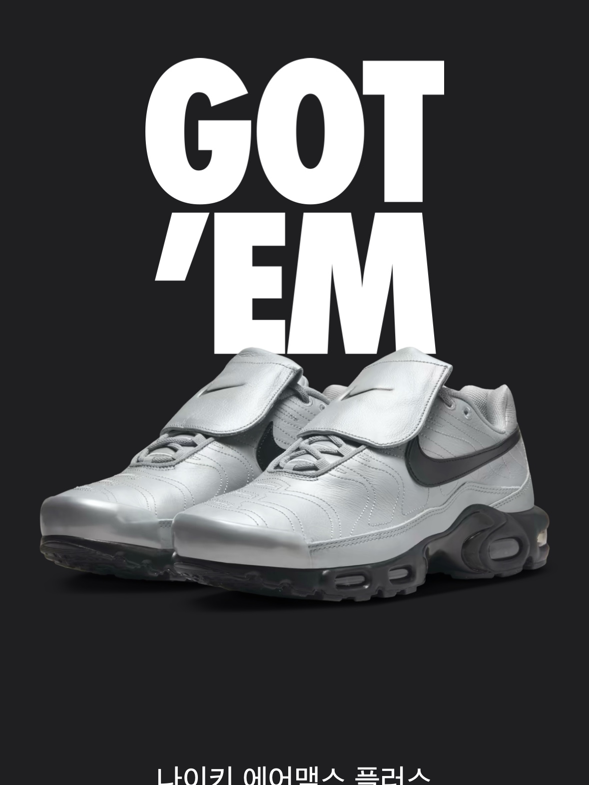 Jordan 1 Low Paris, Nike Air Max Plus TNPO Wolf Grey and Black 착용 스타일 - 2