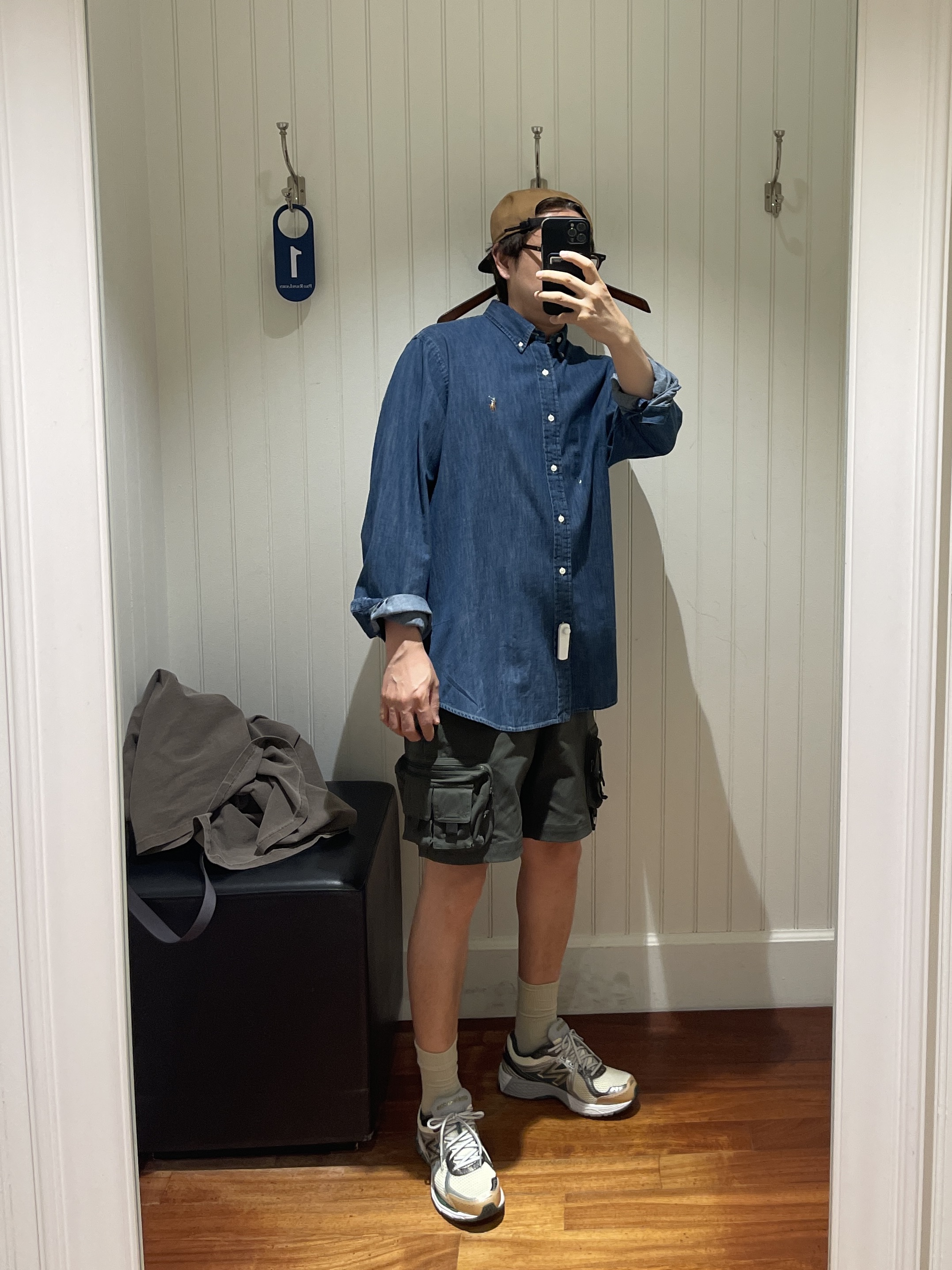 New Balance x Aime Leon Dore 860v2 Green, Nike ACG Cargo Shorts Sequoia - Asia 착용 스타일 - 3