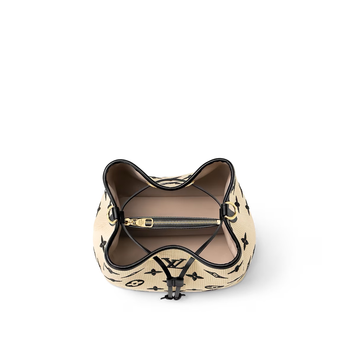 Louis Vuitton Neonoe MM Monogram Beige Black 착용 스타일 - 4