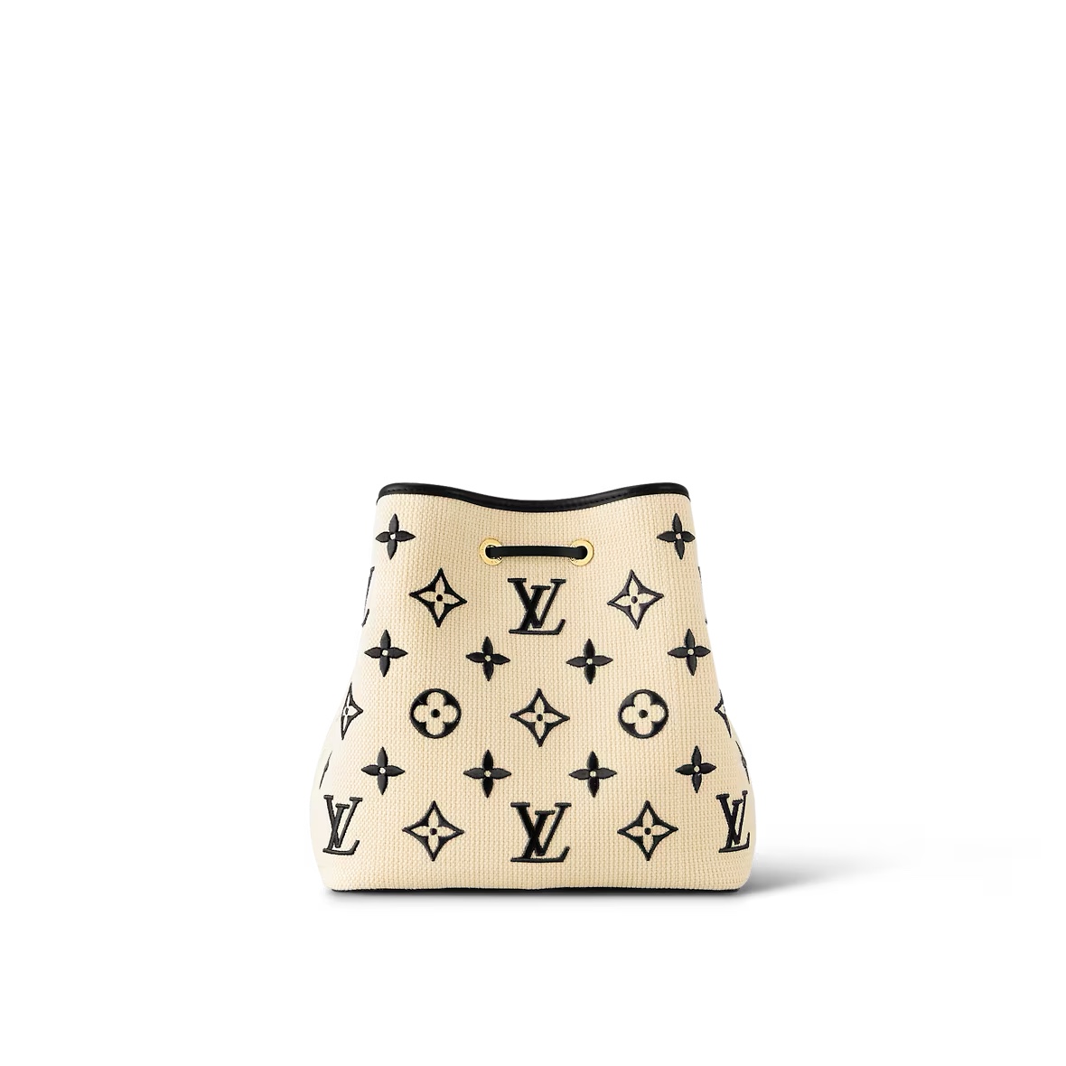 Louis Vuitton Neonoe MM Monogram Beige Black 착용 스타일 - 6