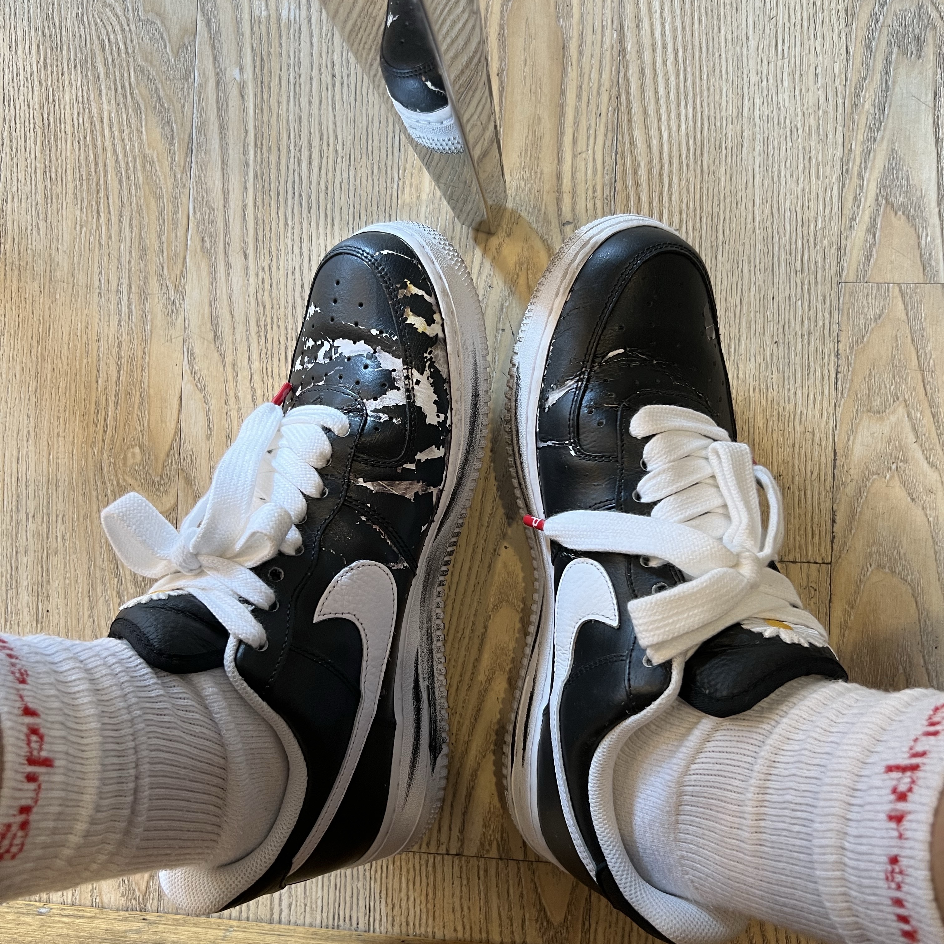 Nike x Peaceminusone Air Force 1 Low Para-Noise 착용 스타일 - 1