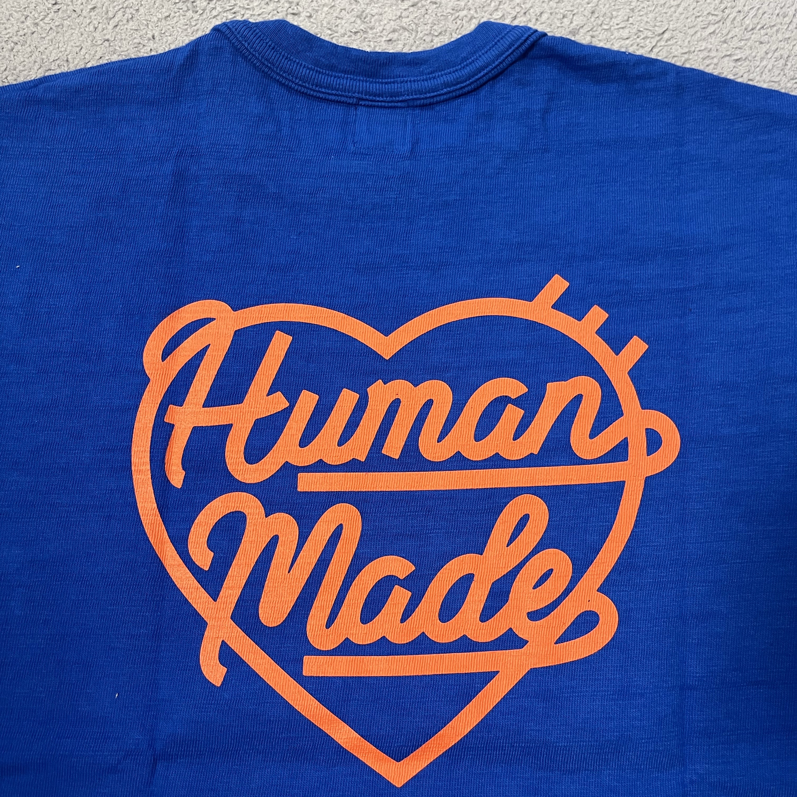 Human Made Color T-Shirt Blue 착용 스타일 - 1