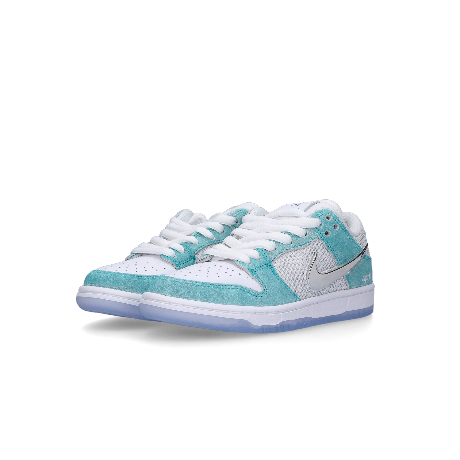 Nike x April Skateboards SB Dunk Low Pro QS Racer Blue Metallic Silver