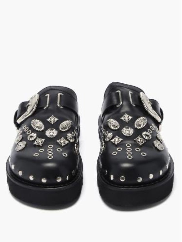 Toga Pulla Women AJ1058 Leather Black, Toga Virilis AJ1066 Leather Black 착용 스타일 - 4