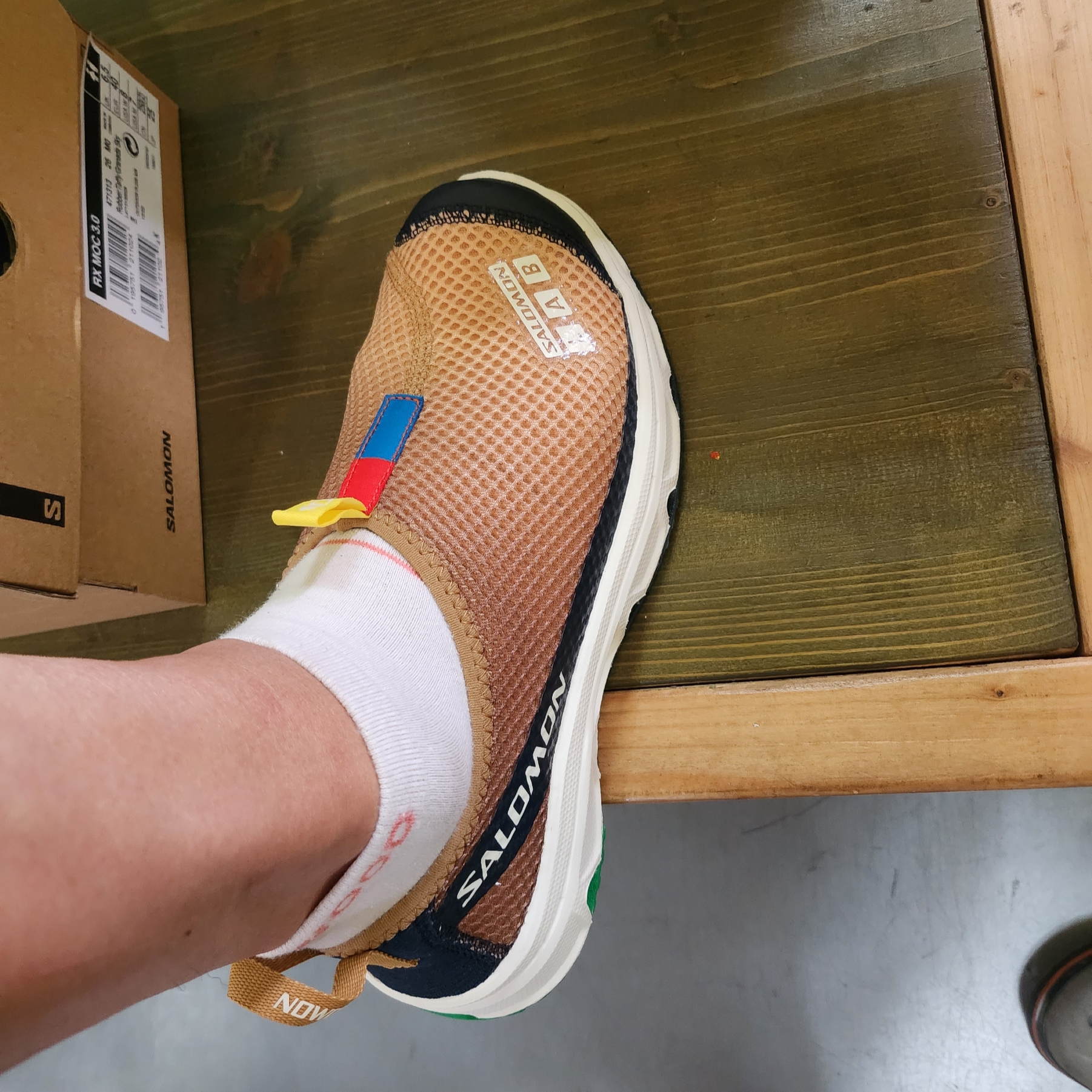 Salomon RX Moc 3.0 Rubber Taffy 착용 스타일 - 1