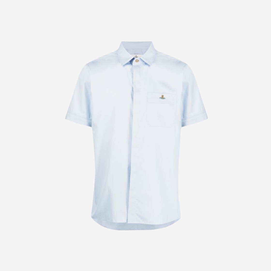 Vivienne Westwood Classic Cotton Shirt Pale Blue 상세 이미지 1