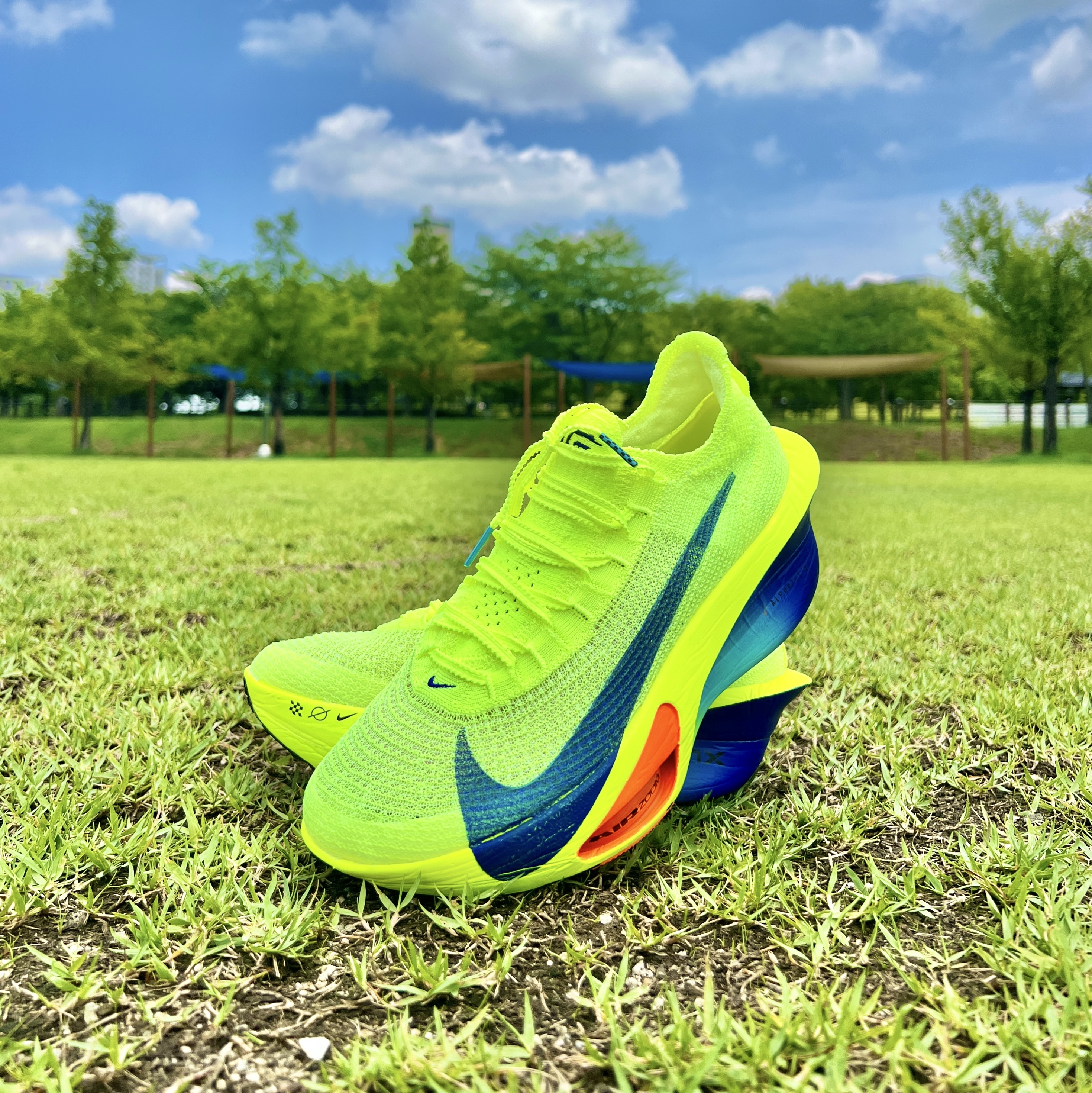 Nike Air Zoom Alphafly Next% 3 Volt 착용 스타일