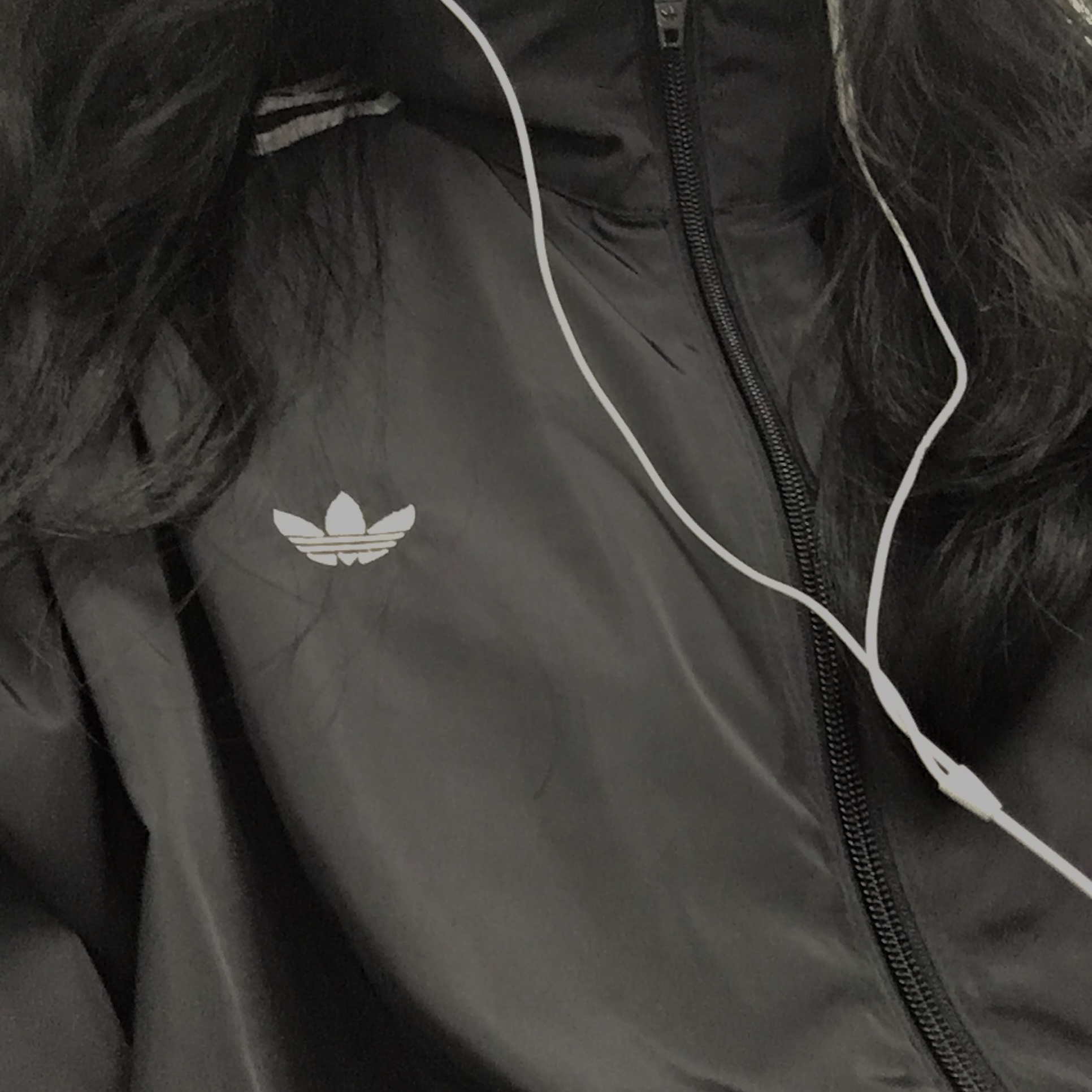 (W) Adidas Origials Oversized Track Pants Black - KR Sizing 착용 스타일 - 3