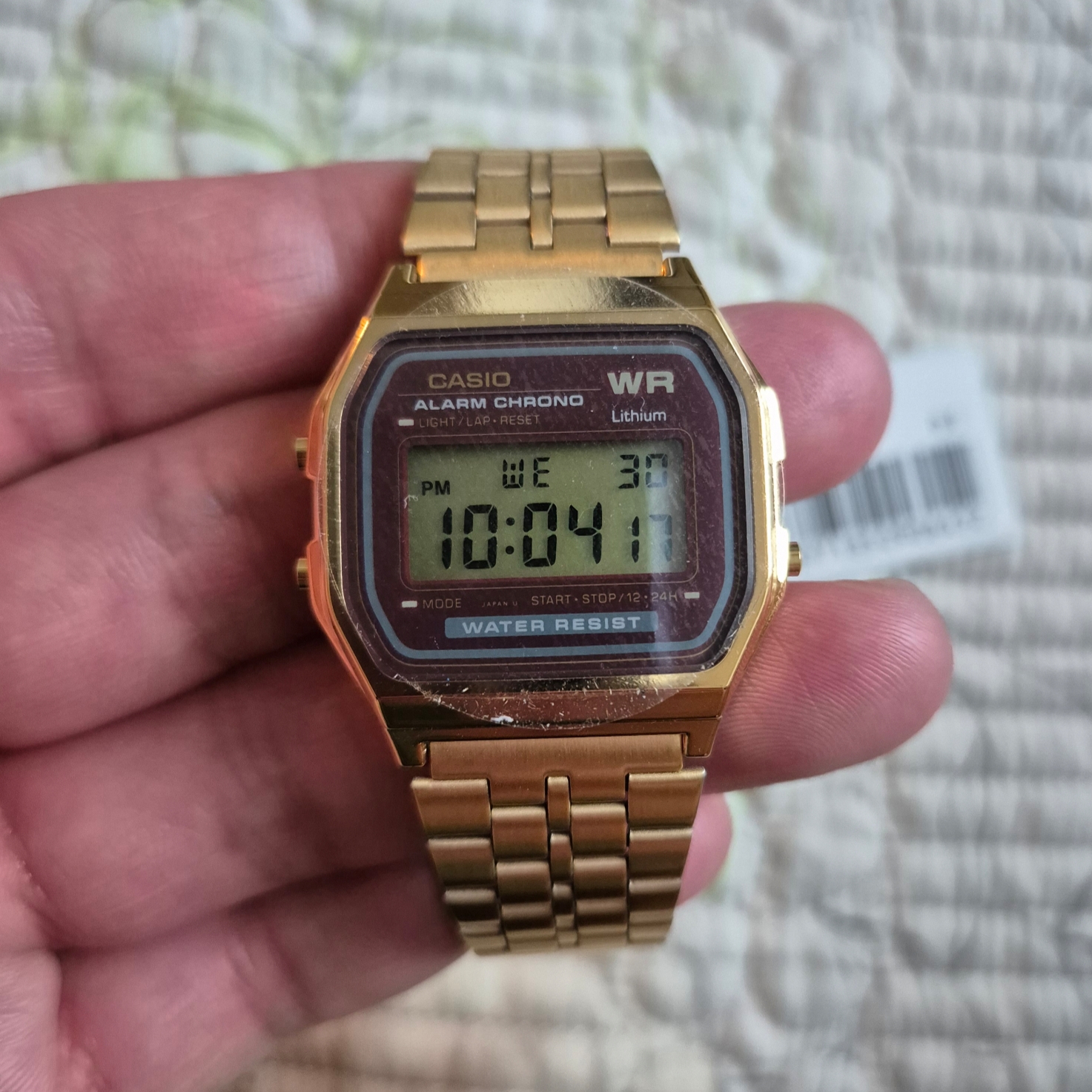 Casio A159WGEA-1 착용 스타일