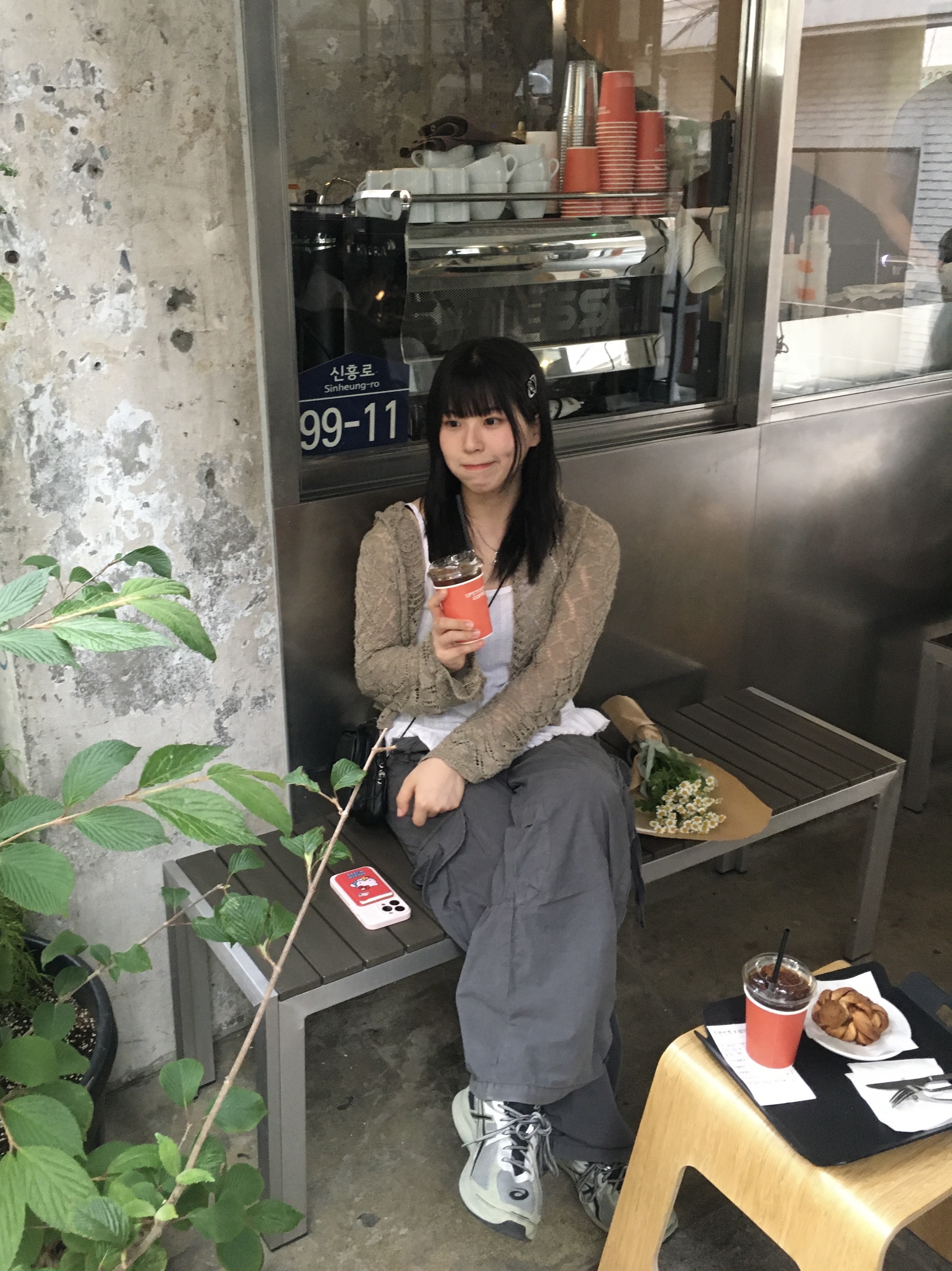 Coyseio Raw Edge Pocket Pants Charcoal, Asics Jog 100 S Sheet Rock - 2E Wide 착용 스타일 - 1