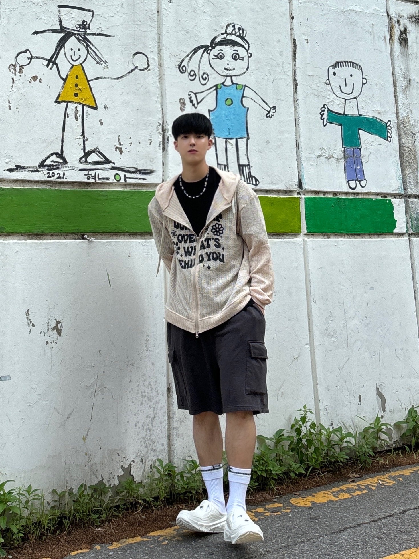 Reebok Zig Clog Cream 착용 스타일 - 1