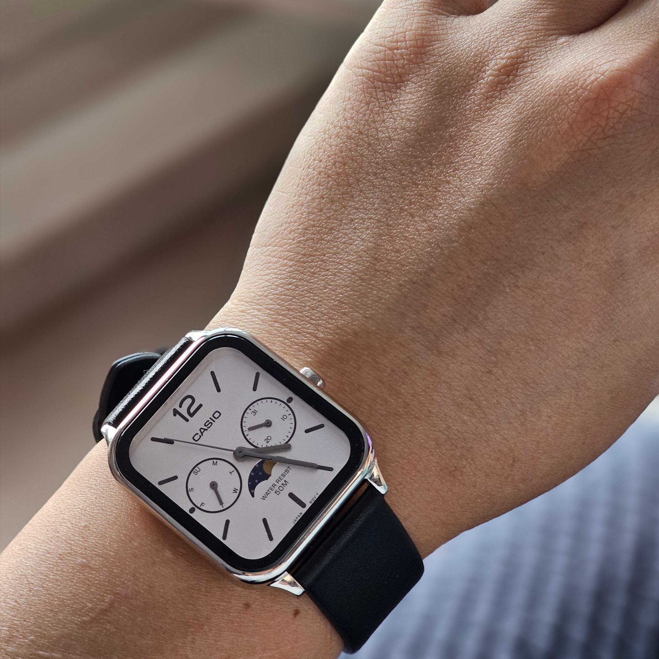 Casio MTP-M305L-7AV 착용 스타일