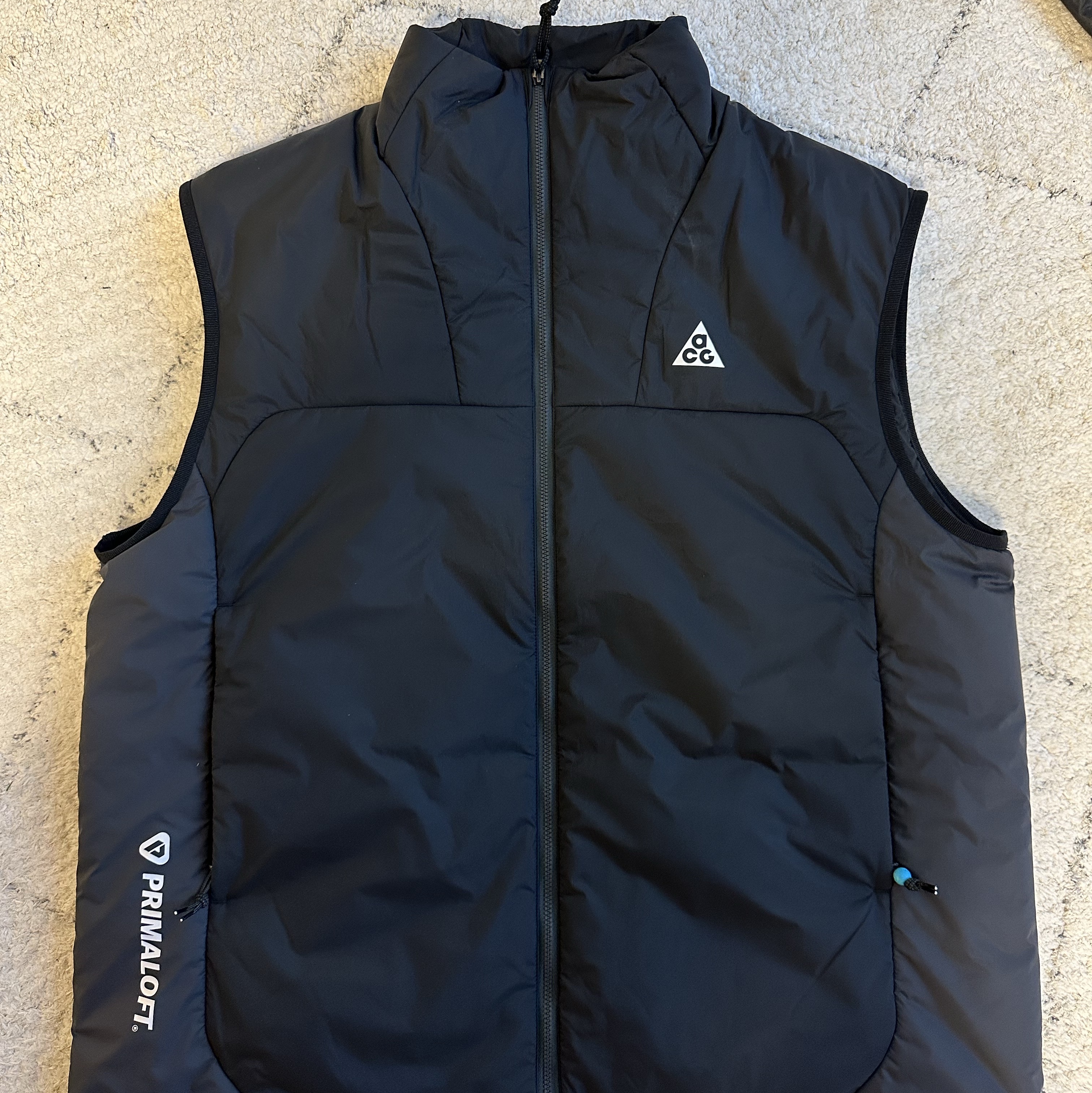 Nike ACG Therma-Fit ADV Rope de Dope Full Zip Vest Black - US/EU 착용 스타일