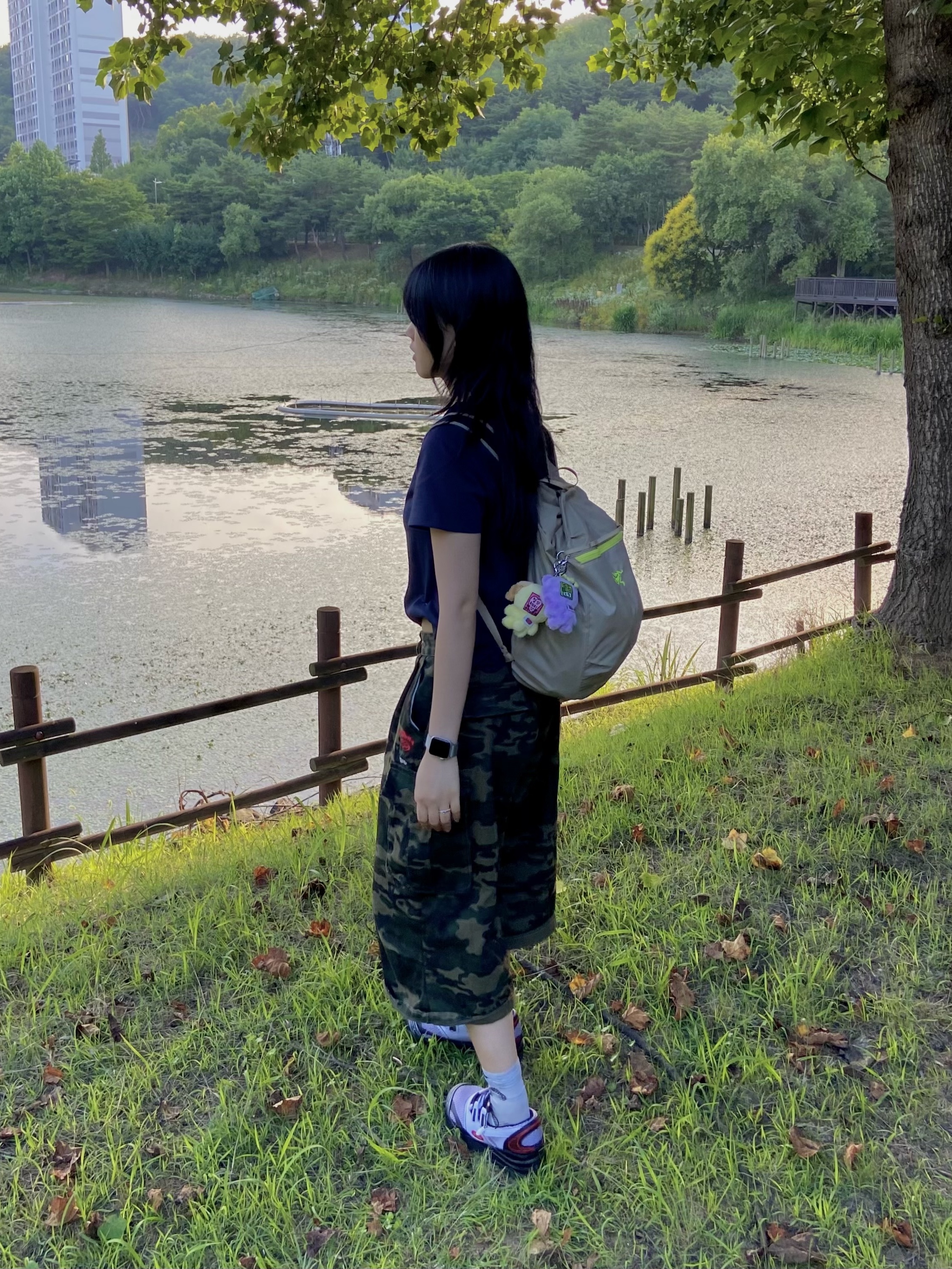 Arc'teryx Heliad 10 Backpack Wicker 착용 스타일