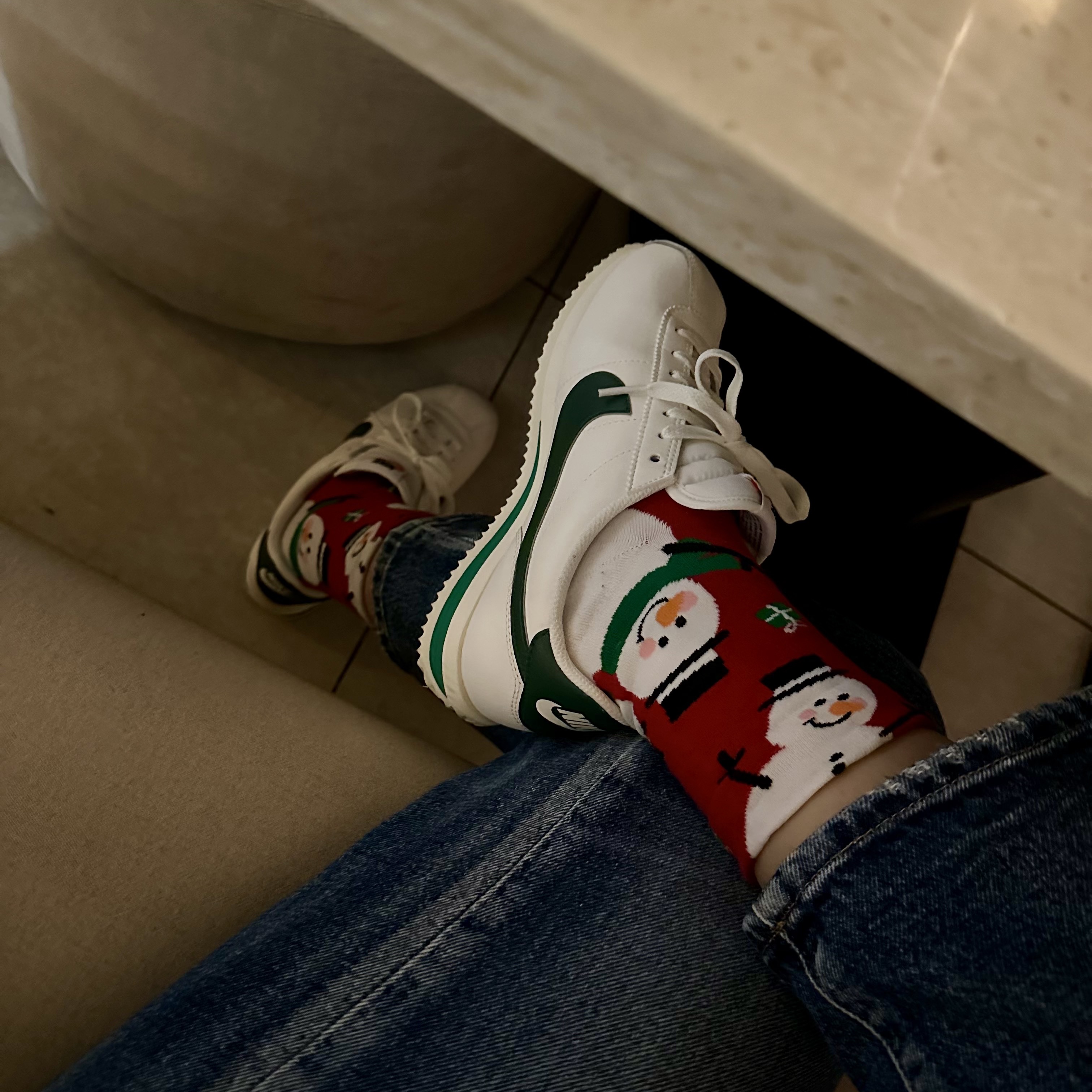 (W) Nike Cortez Gorge Green and Malachite 착용 스타일 - 1