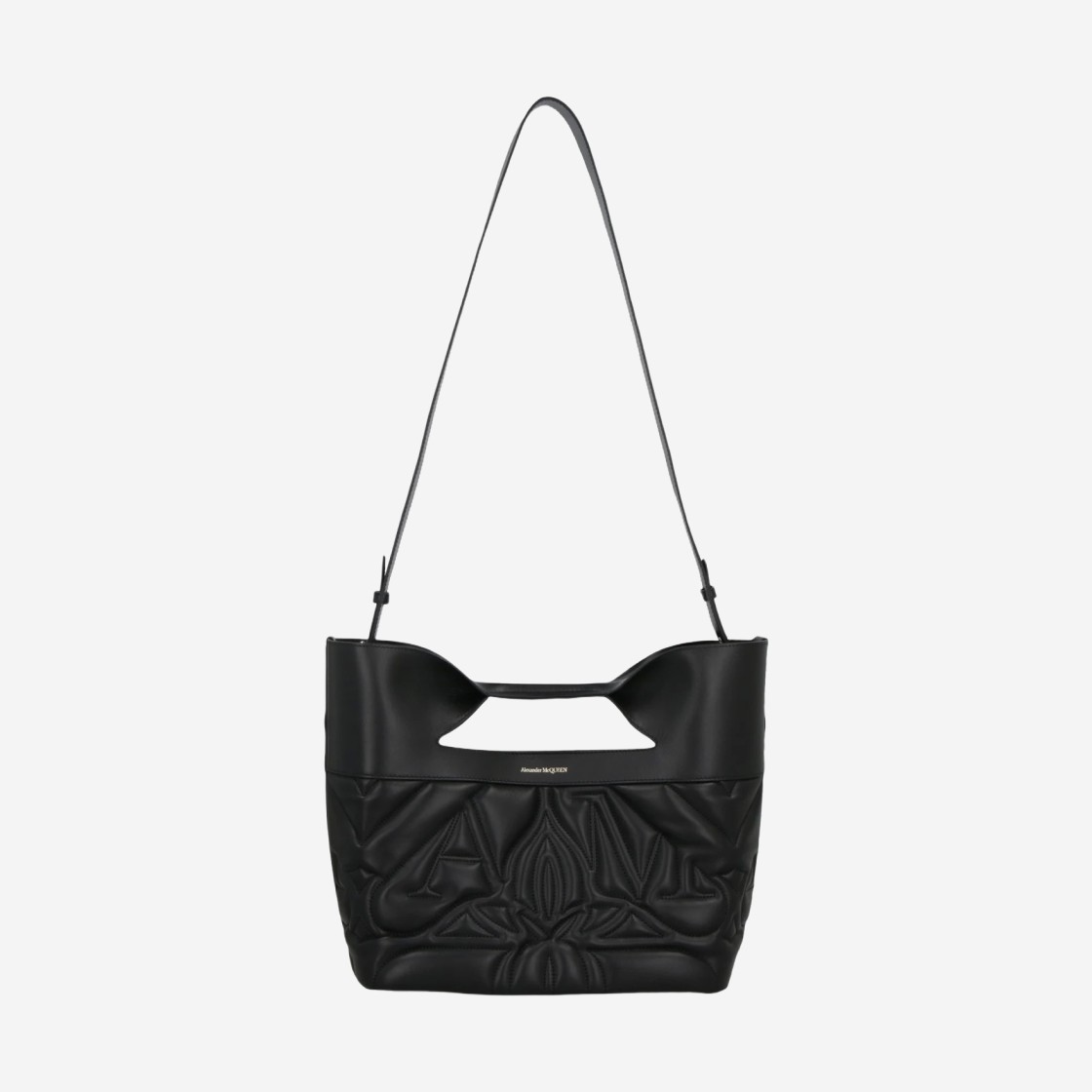 Alexander McQueen The Bow Bag Black 상세 이미지 3