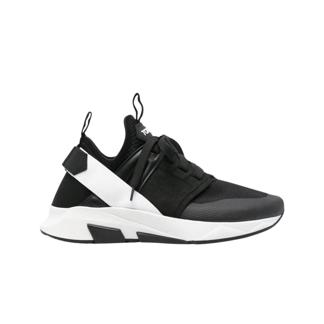 톰포드 네오프렌 스웨이드 자고 스니커즈 블랙 화이트(Tom Ford Neoprene Suede Jago Sneaker Black White)