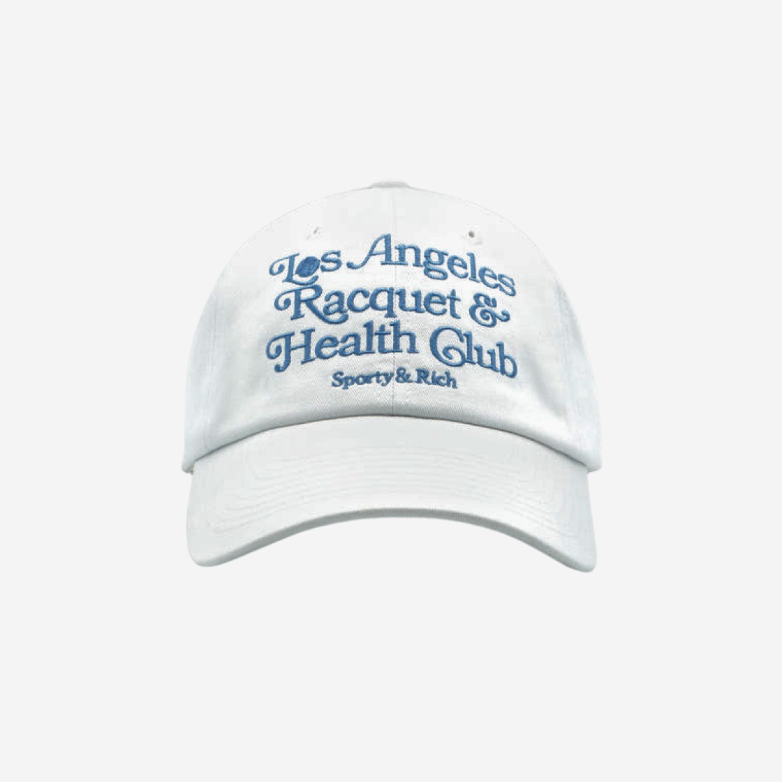 Sporty & Rich LA Racquet Club Hat White Steel Blue 상세 이미지 1