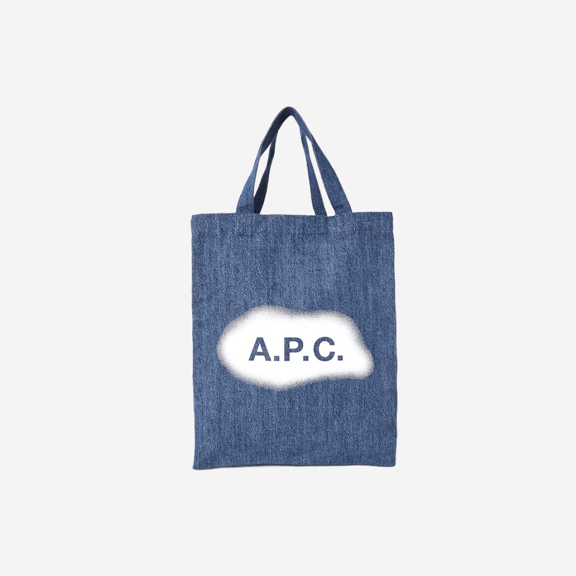 A.P.C. Lou Mini Tote Bag Washed Indigo 상세 이미지 1