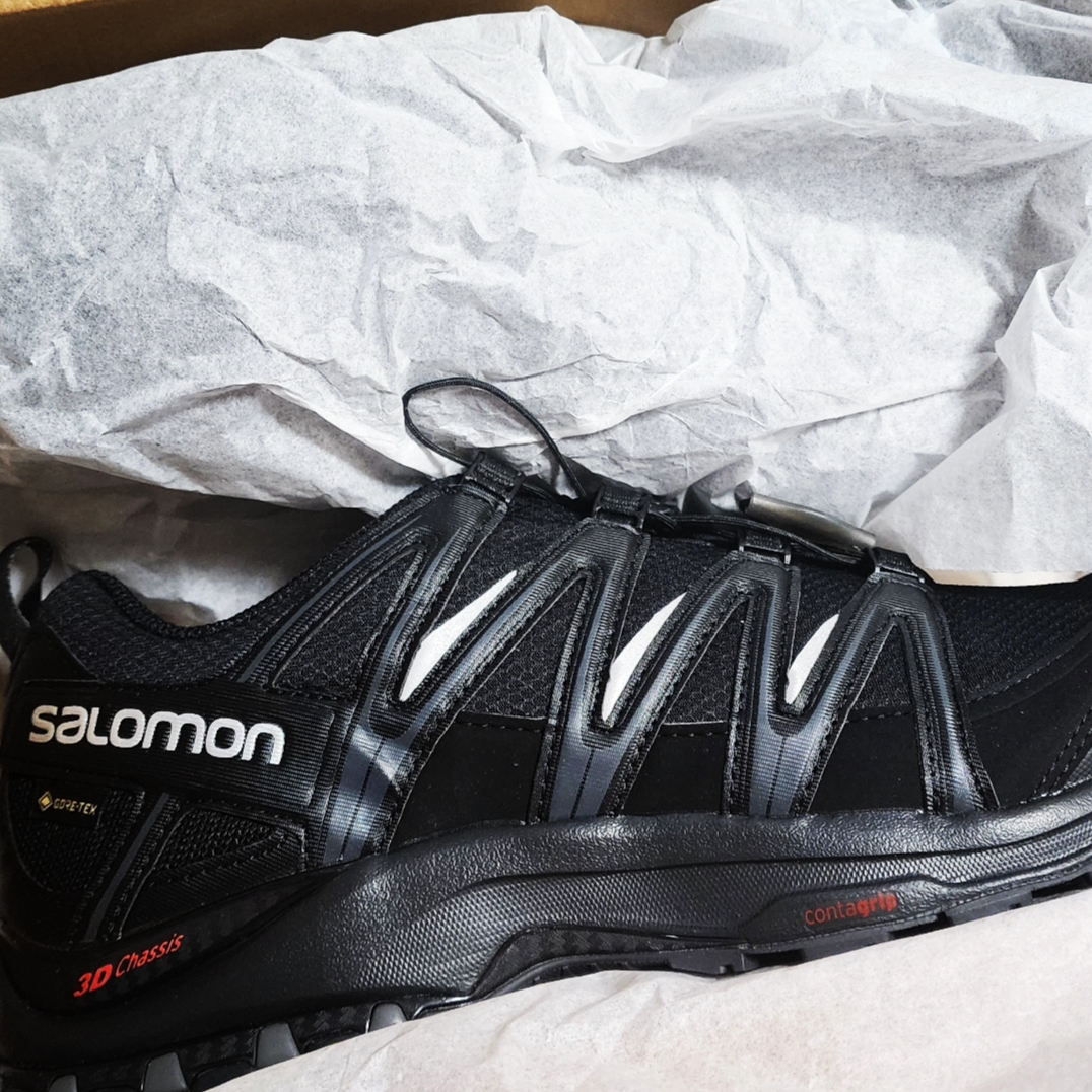 Salomon XA Pro 3D GTX Black Magnet 착용 스타일 - 1