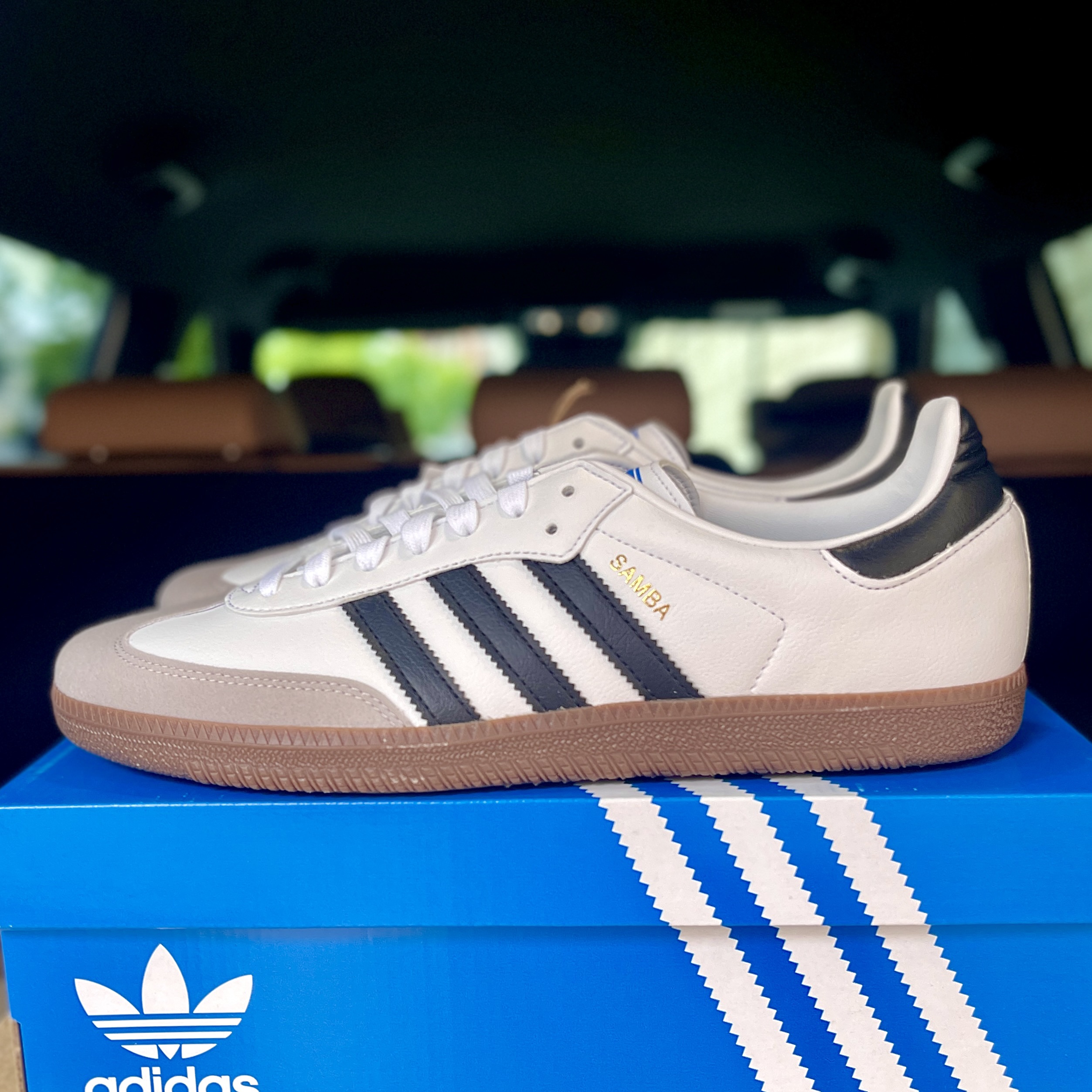 Adidas Samba Vegan White Black 착용 스타일 - 5