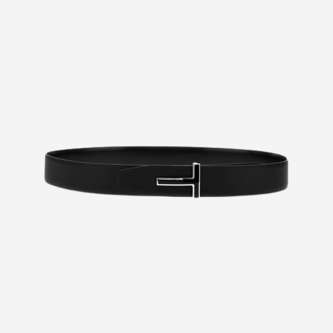 Tom Ford Logo Leather Belt Black 상세 이미지 1