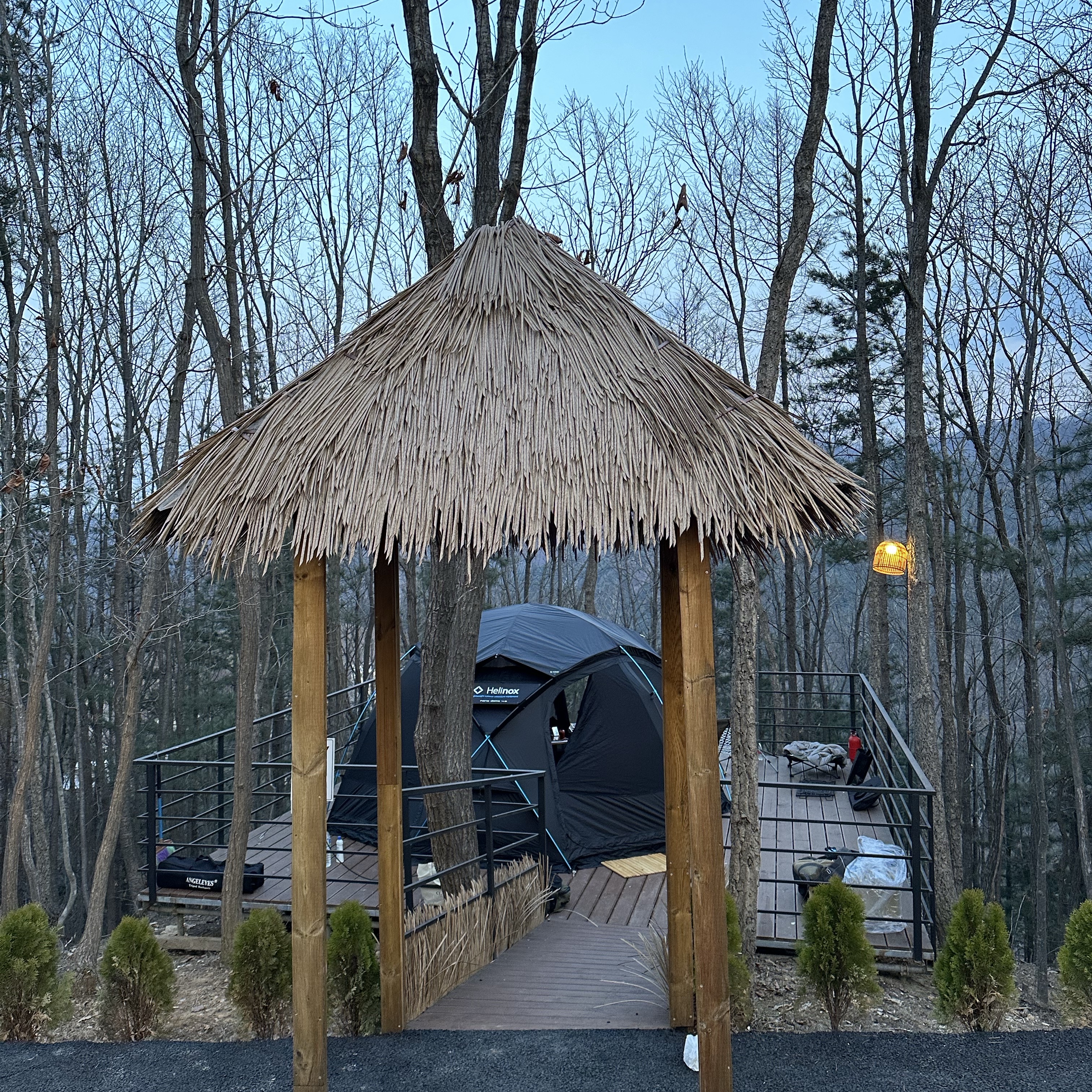 Helinox Nona Dome 4.0 Black 착용 스타일 - 2