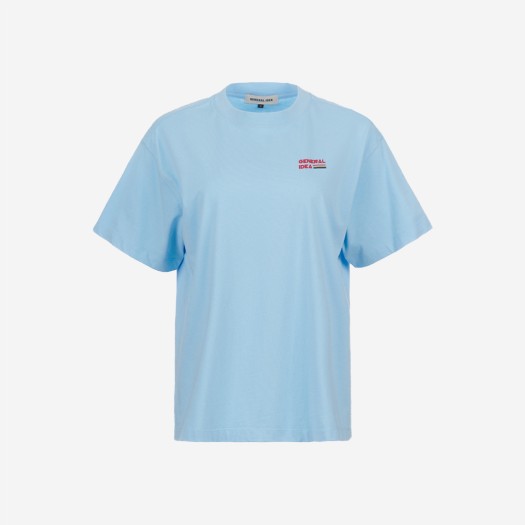 제너럴아이디어 유니섹스 서핑 반팔 티셔츠 블루