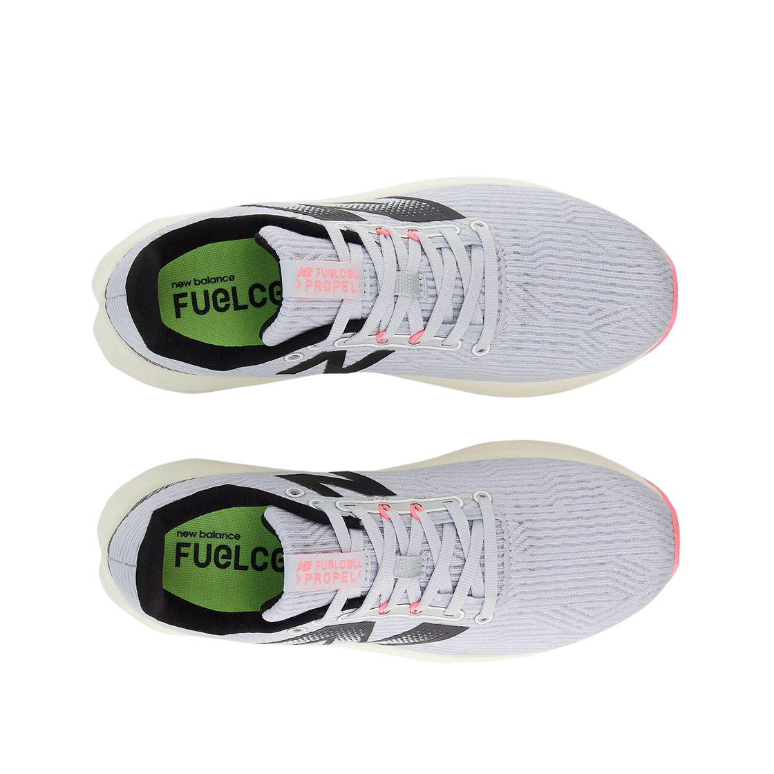 (W) 뉴발란스 퓨어셀 프로펠 v5 그래닛 앙고라 - D 와이드((W) New Balance Fuelcell Propel v5 Granite Angora - D Wide) - 2