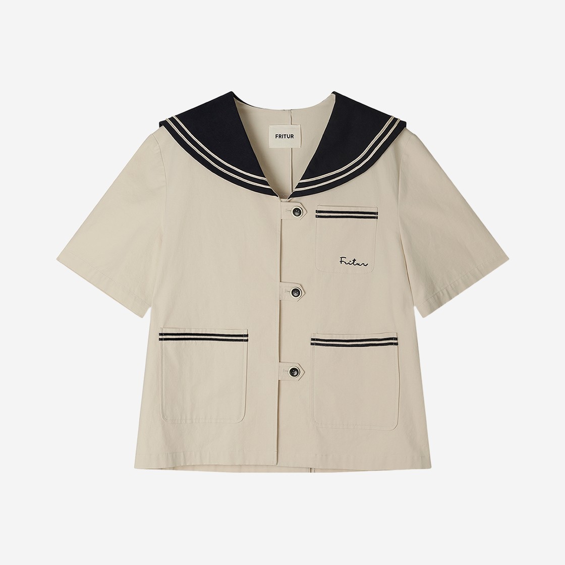 Fritur The Sailor Jacket Ivory 상세 이미지 1