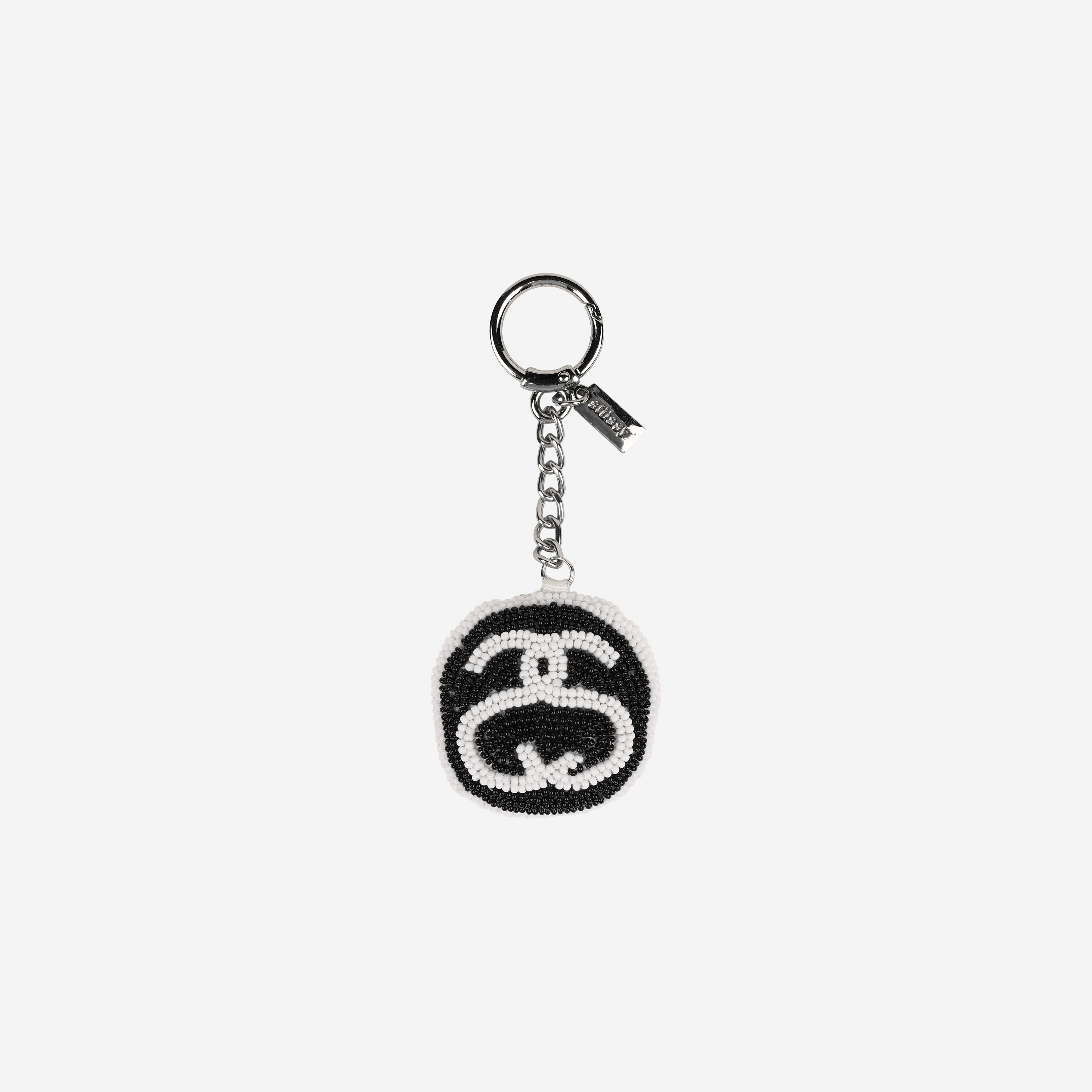 스투시 SS 링크 비디드 볼 키체인 블랙(Stussy SS Link Beaded Ball Keychain Black)