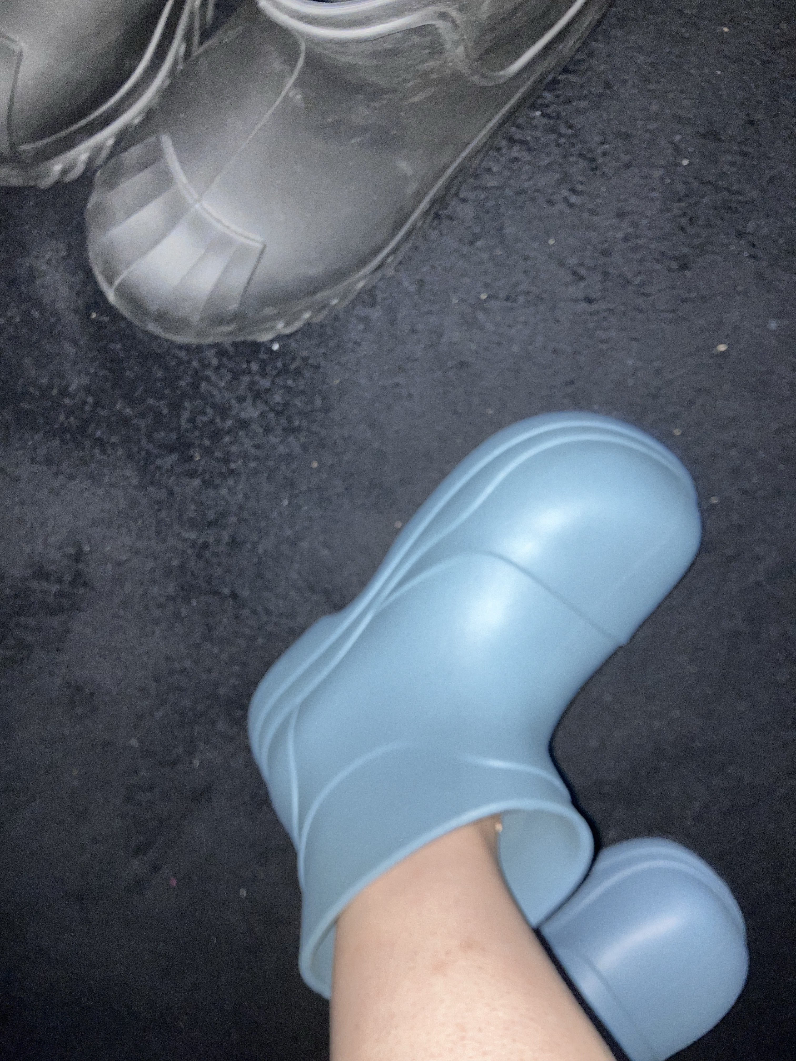 (W) Rockfishweatherwear Hayden Boots Blue Grey 착용 스타일 - 2