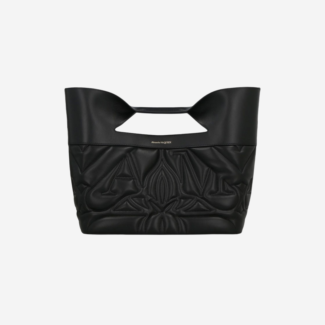 Alexander McQueen The Bow Bag Black 상세 이미지 1