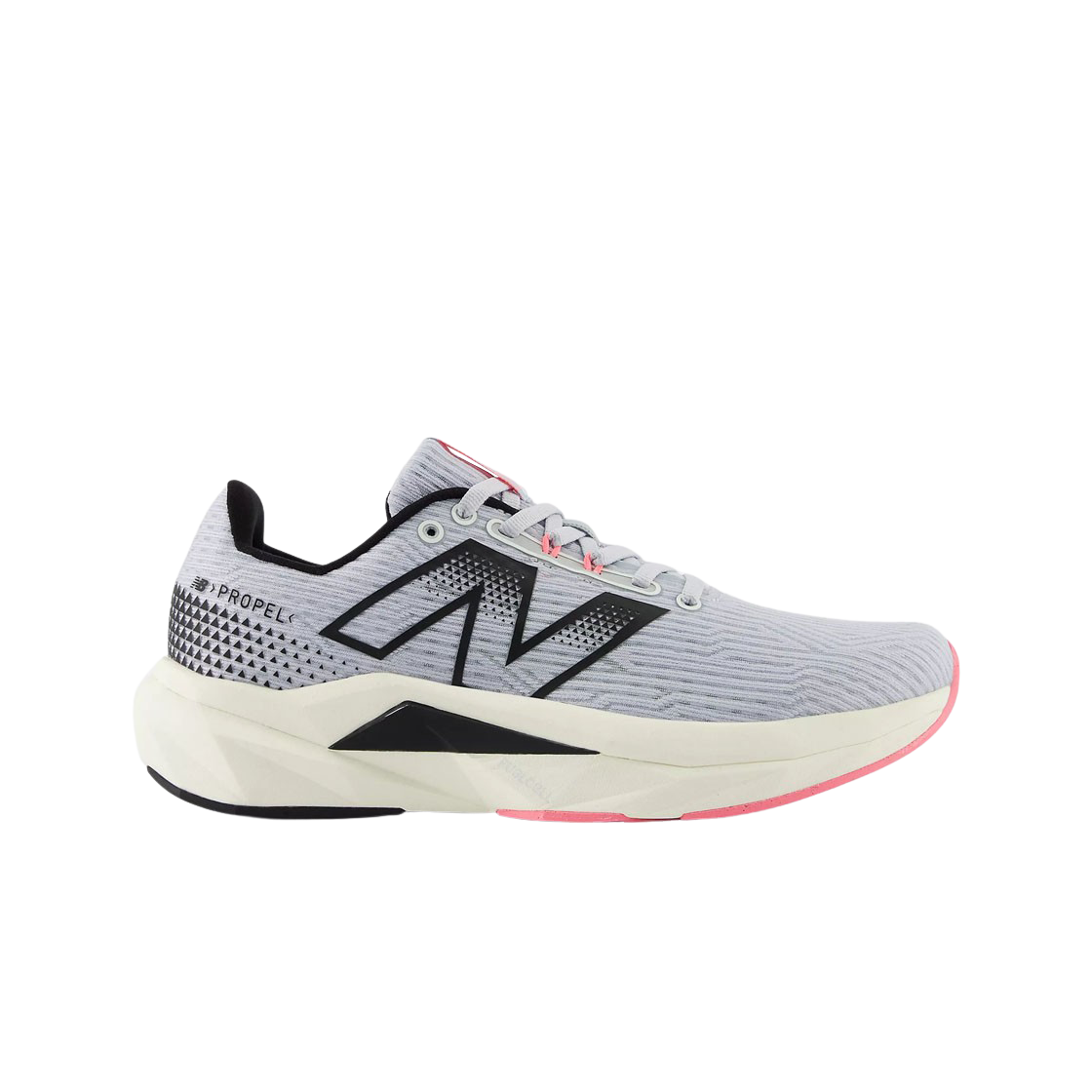 (W) 뉴발란스 퓨어셀 프로펠 v5 그래닛 앙고라 - D 와이드((W) New Balance Fuelcell Propel v5 Granite Angora - D Wide) - 1