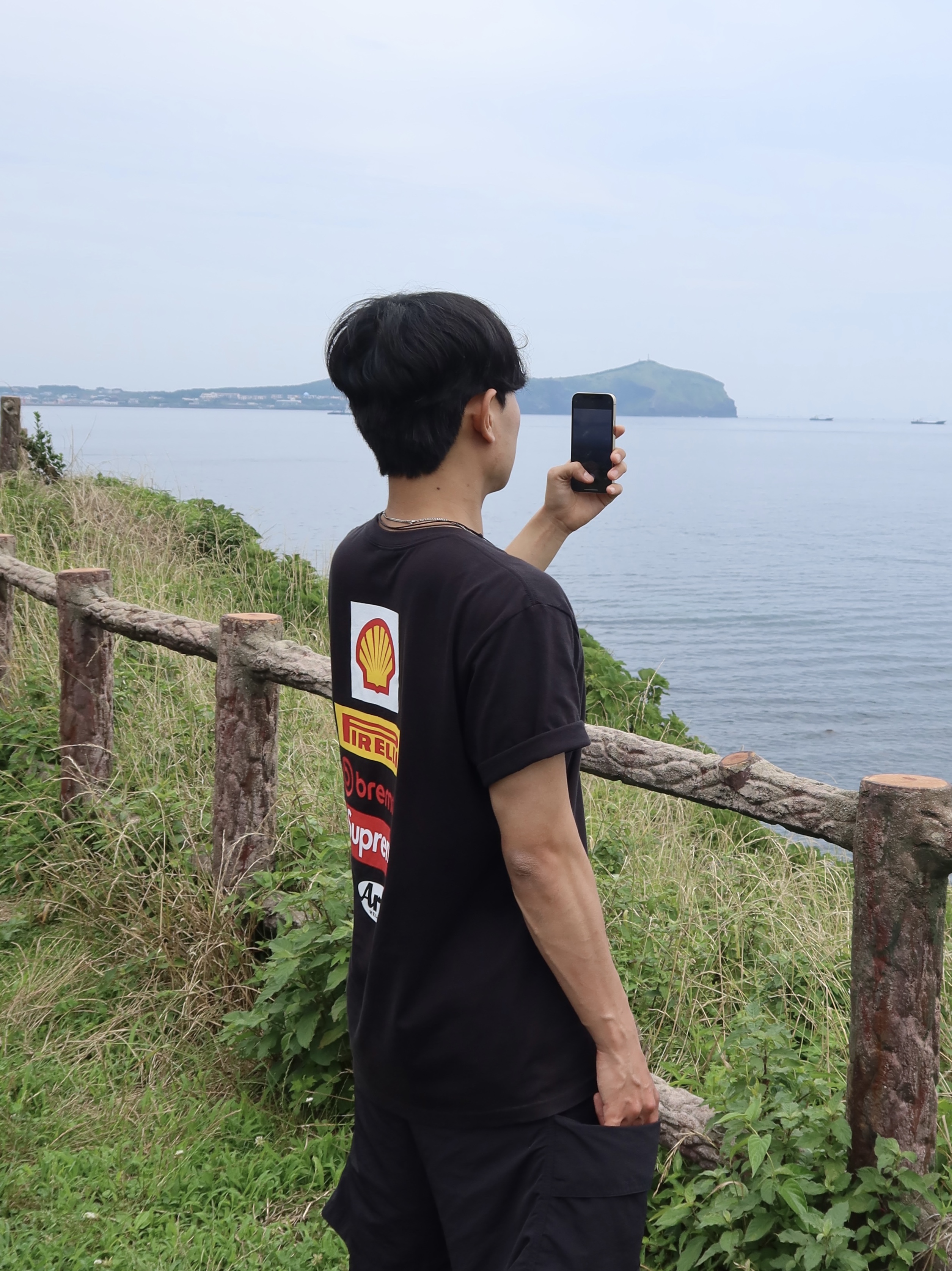 Supreme x Ducati Logos T-Shirt Black - 24SS 착용 스타일 - 2
