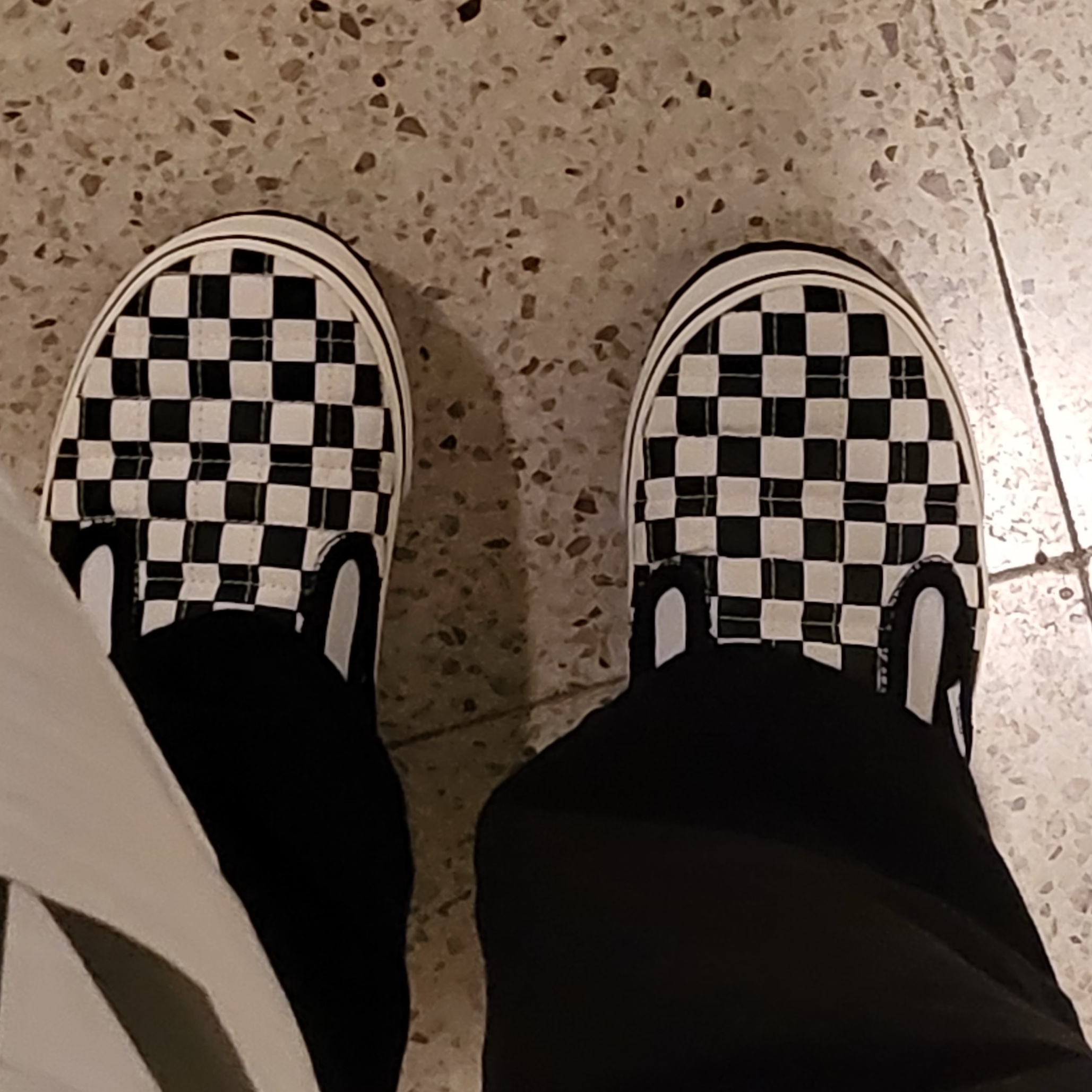Vans Slip-er 2 Checkerboard 착용 스타일