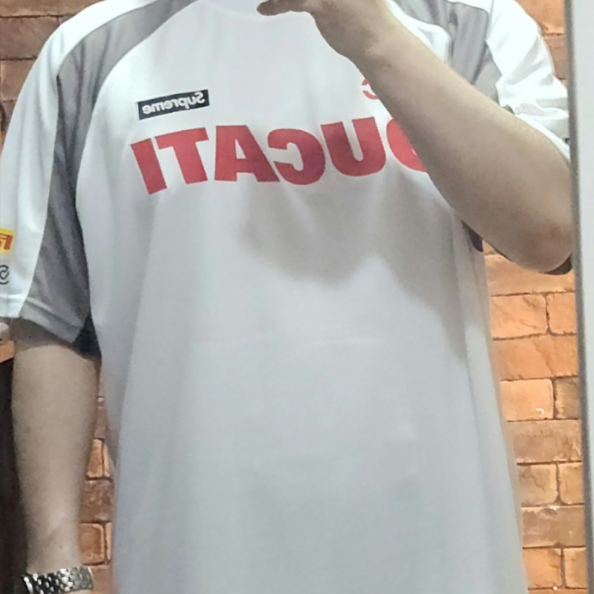 Supreme x Ducati Soccer Jersey White - 24SS 착용 스타일 - 2