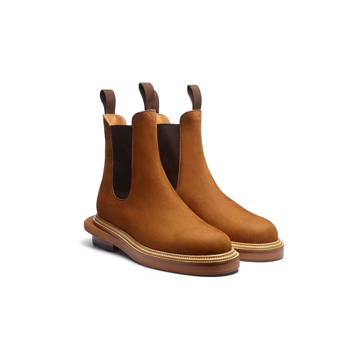 Dior x Sacai Explorer Derby Shoe Smooth Calfskin Black, Clarks Originals x Sacai Hybrid Wallabee Boots Beige 착용 스타일 - 4