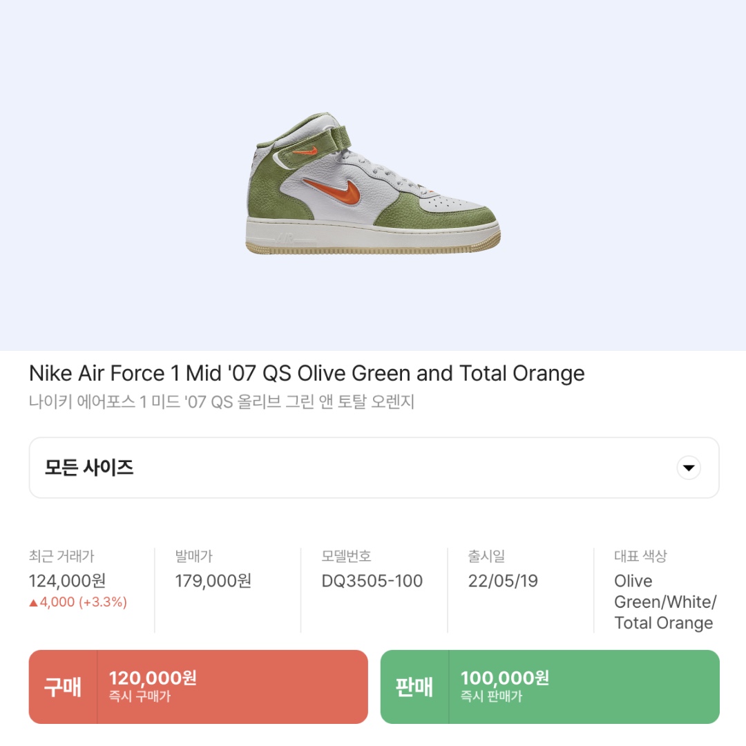Nike Air Force 1 Mid '07 QS Olive Green and Total Orange 착용 스타일 - 2