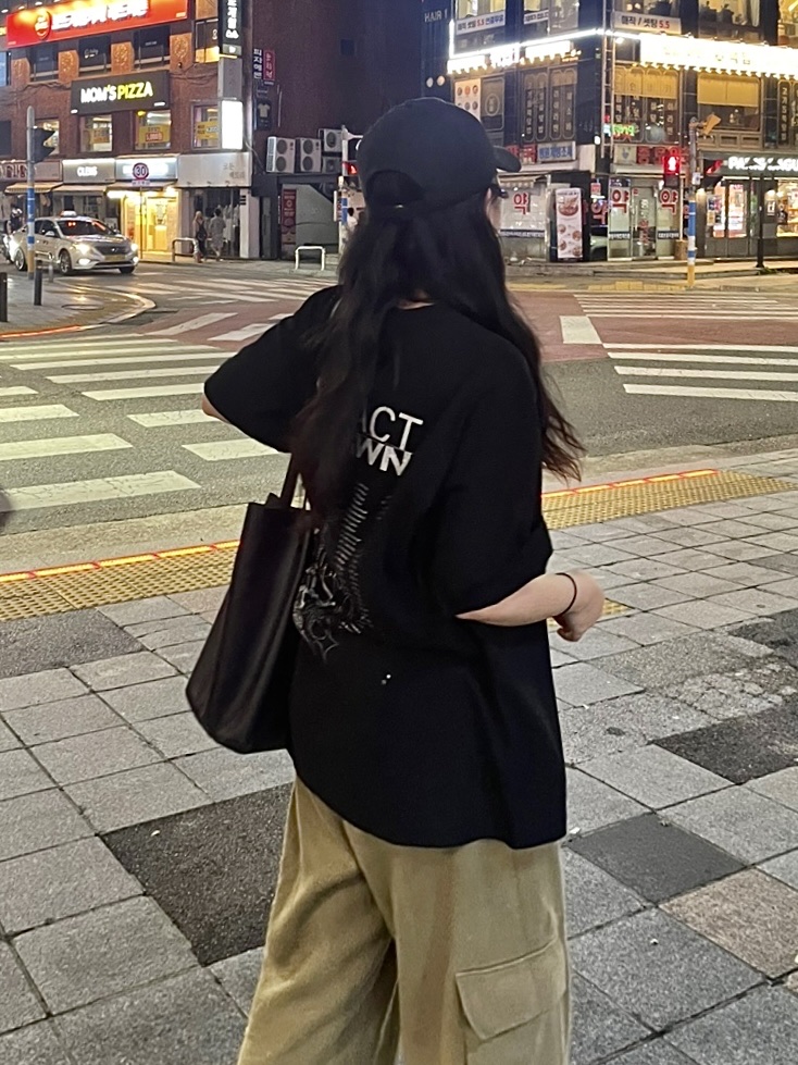 Test Artifact x Tilldawn Prototype T-Shirt Black 착용 스타일 - 2
