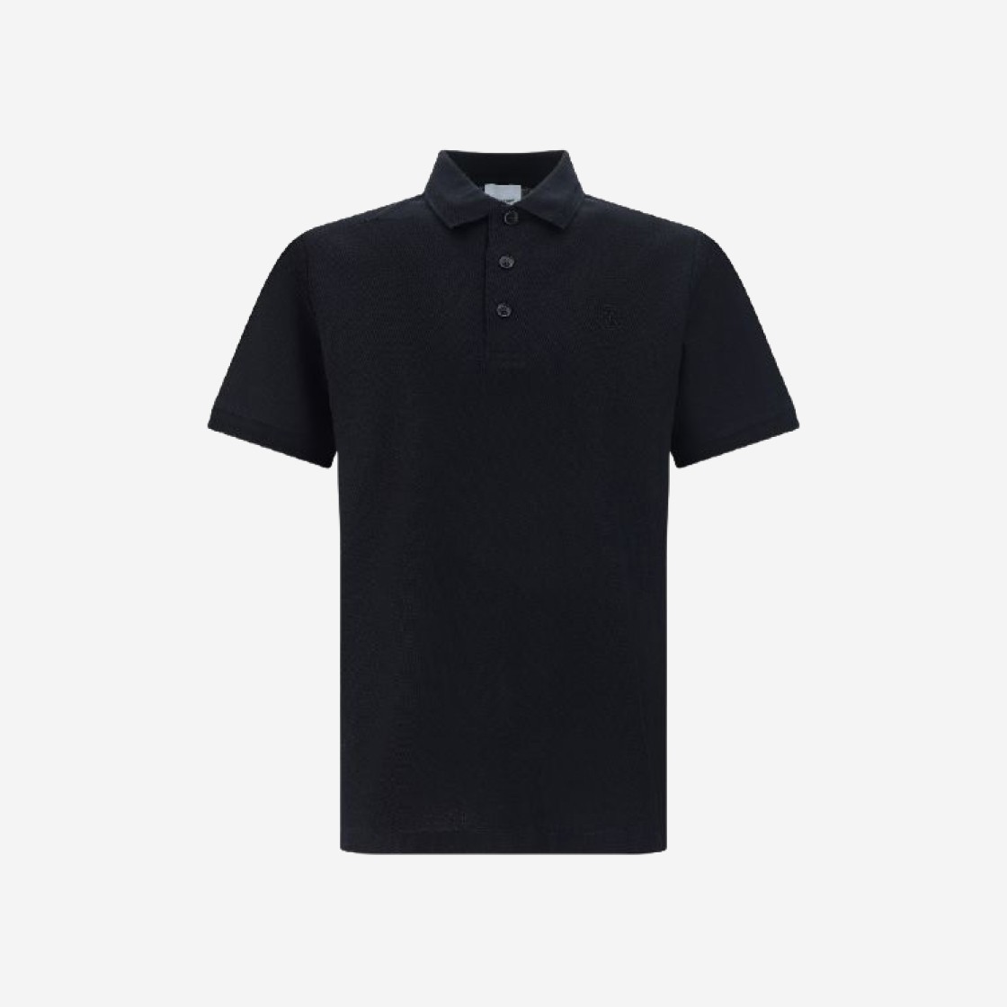 Burberry Cotton Logo Polo Shirt Black 상세 이미지 1