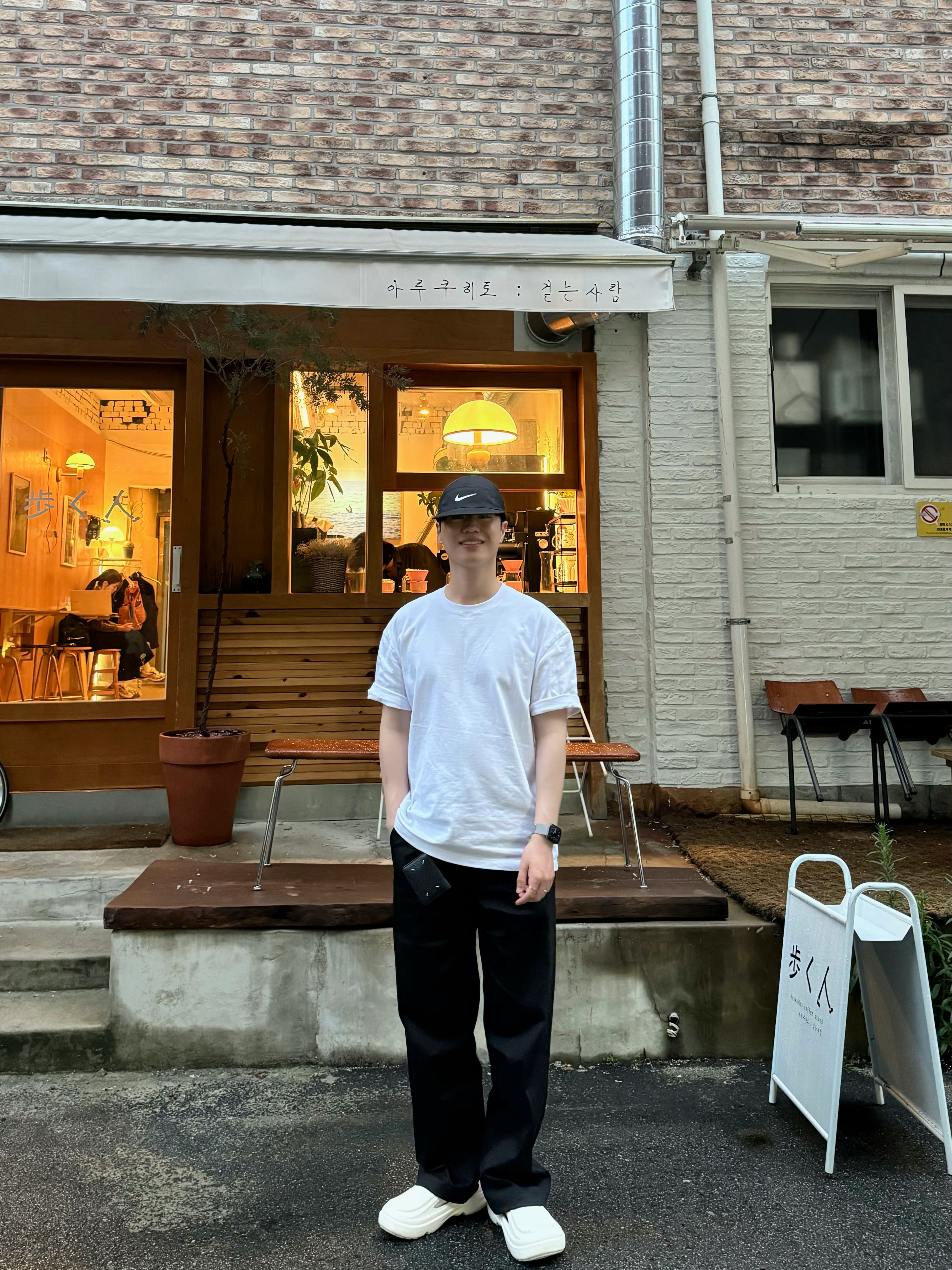 Nike El Chino Pants Black White - Asia 착용 스타일 - 1
