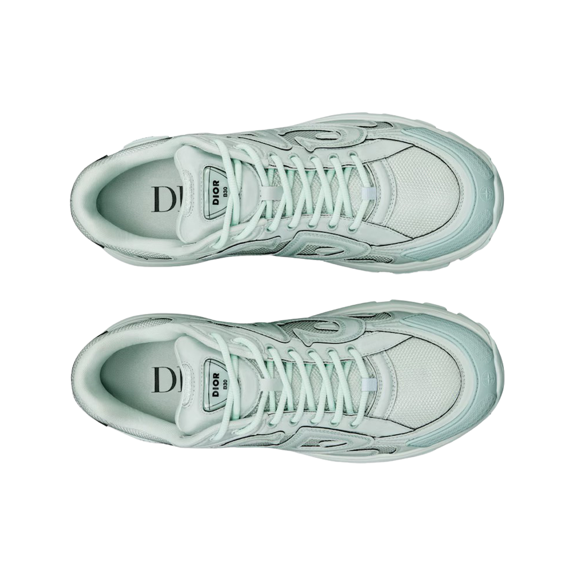 Dior x Stone Island B30 Sneakers Limited Edition Light Green 상세 이미지 2