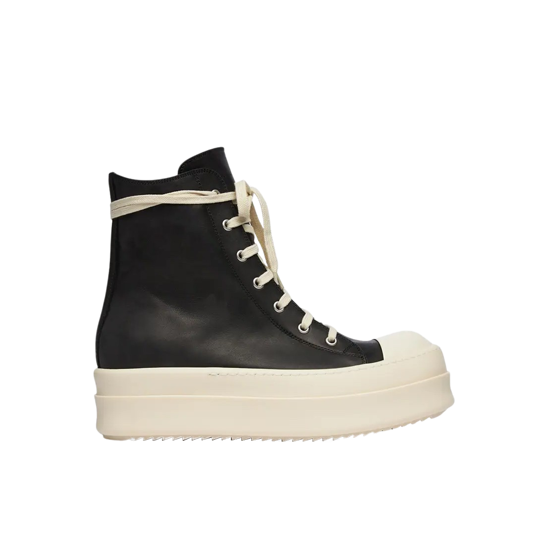 RU01D3859LOO-911 Rick Owens Mega Bumper Sneakers Black Milk